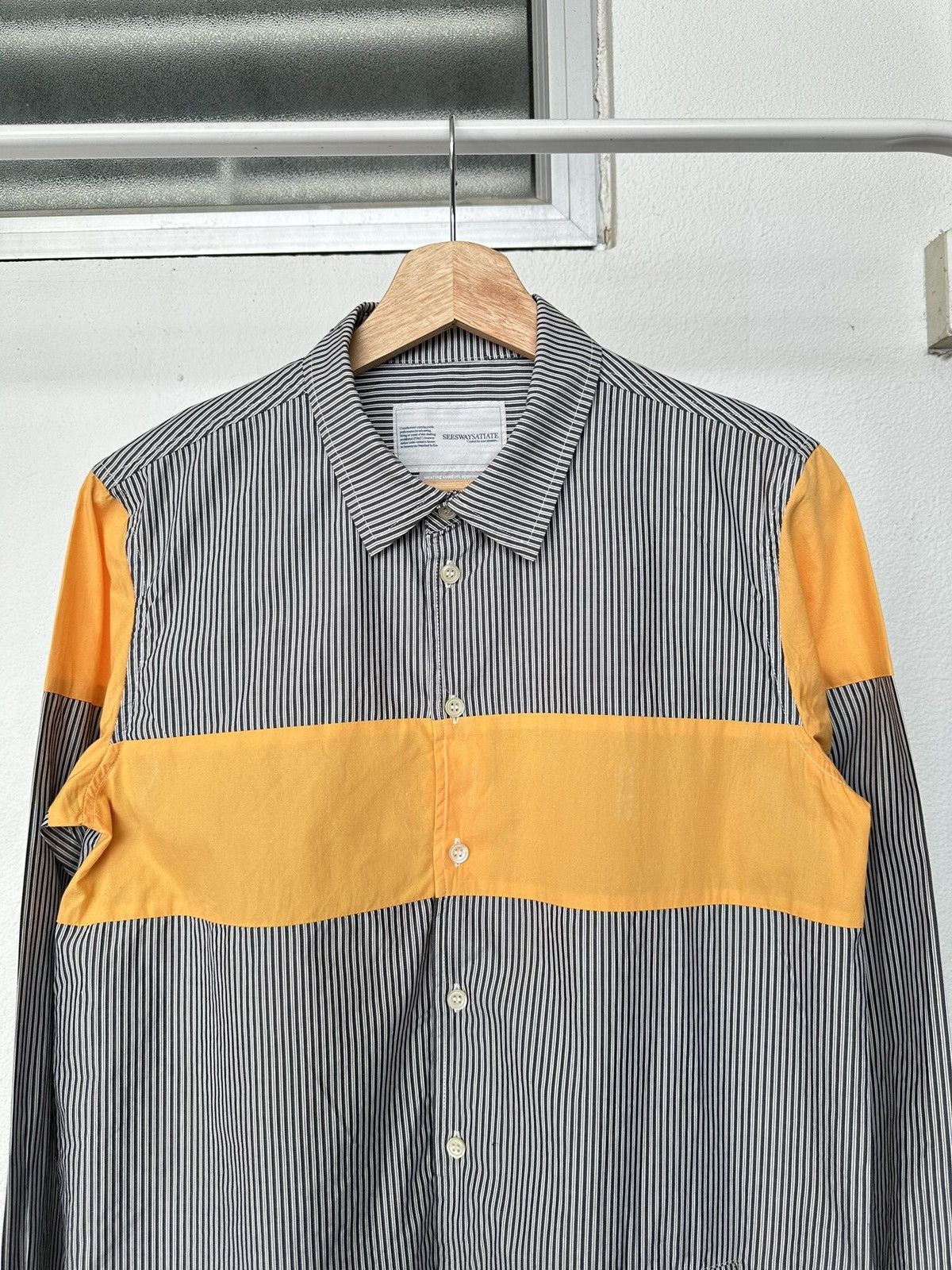 Japanese Brand 2008SS - Seesway Satiate Japan button up shirt Size US M / EU 48-50 / 2 - 7 Thumbnail