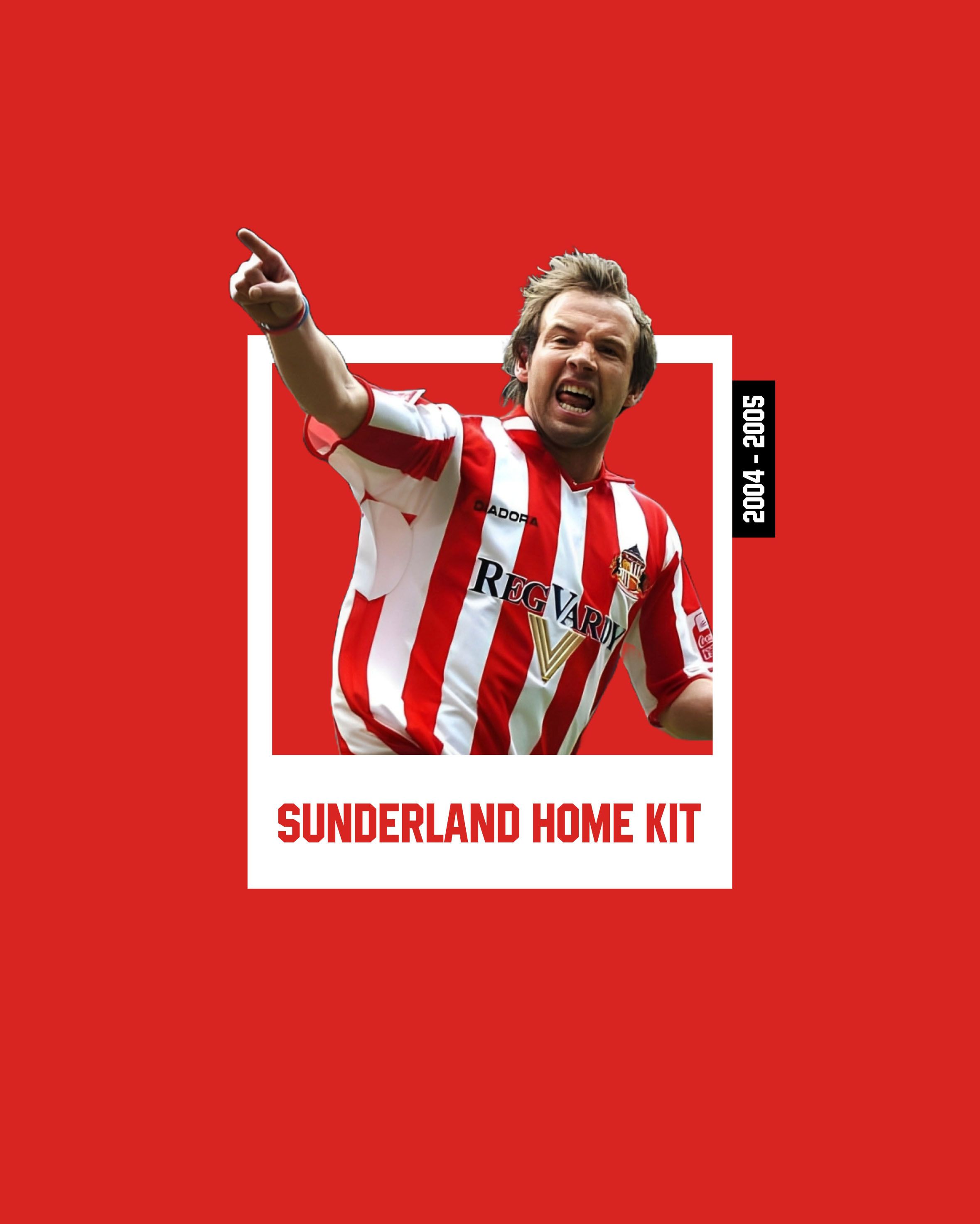Diadora Sunderland AFC Home Kit 2004 2005 Size US L / EU 52-54 / 3 - 7 Thumbnail