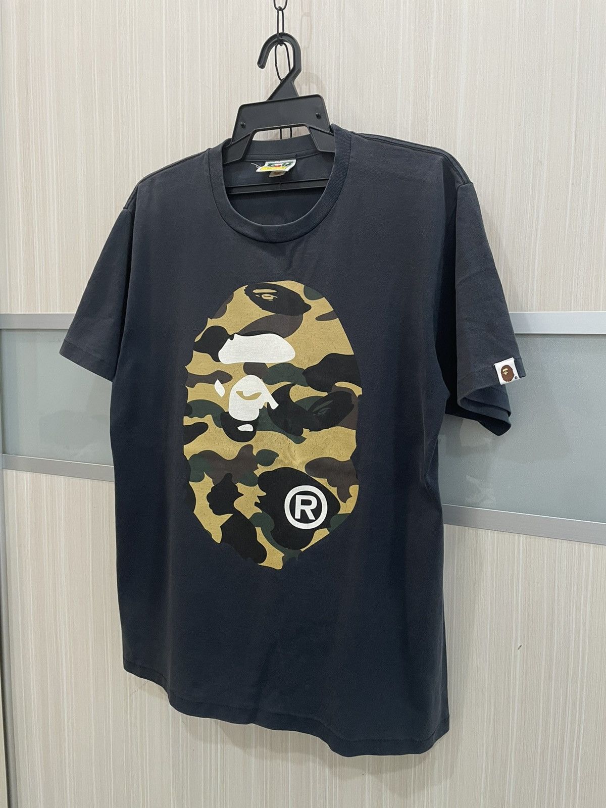 Bape Vintage BAPE Camo Big Ape Head Tee Size US L / EU 52-54 / 3 - 3 Thumbnail