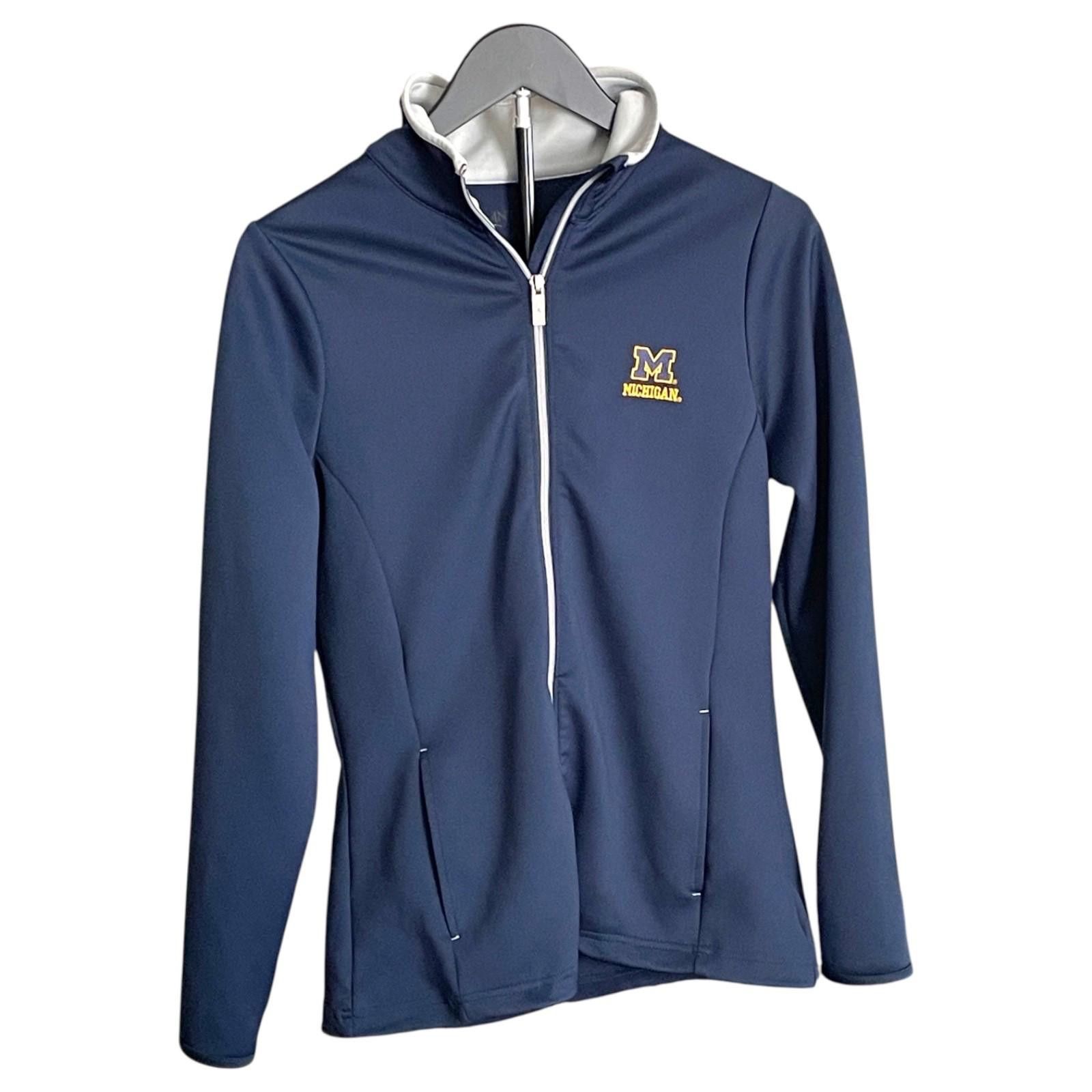 Antigua Women’s Michigan Wolverines Antigua Full Zip Jacket Small Size ONE SIZE - 1 Thumbnail