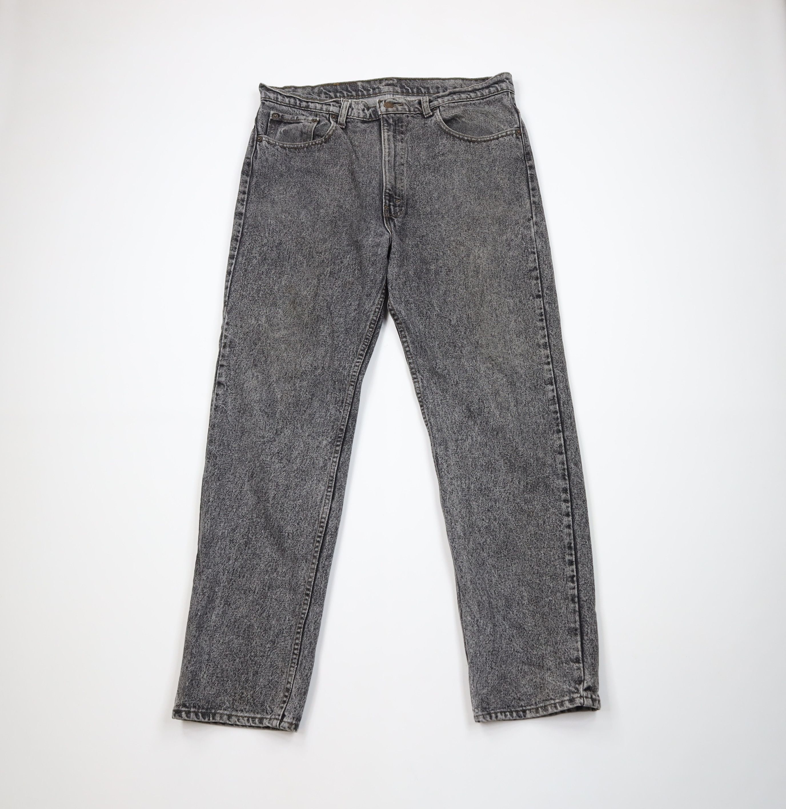 Levi's Vintage 80s Levis 505 Wash Regular Straight Leg Jeans USA Size US 38 / EU 54 - 1 Thumbnail