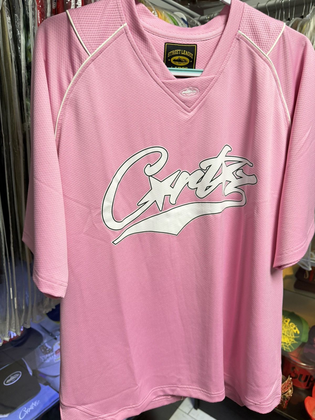Corteiz Corteiz BTR Jersey Pink Size Large New Size US L / EU 52-54 / 3 - 1 Thumbnail