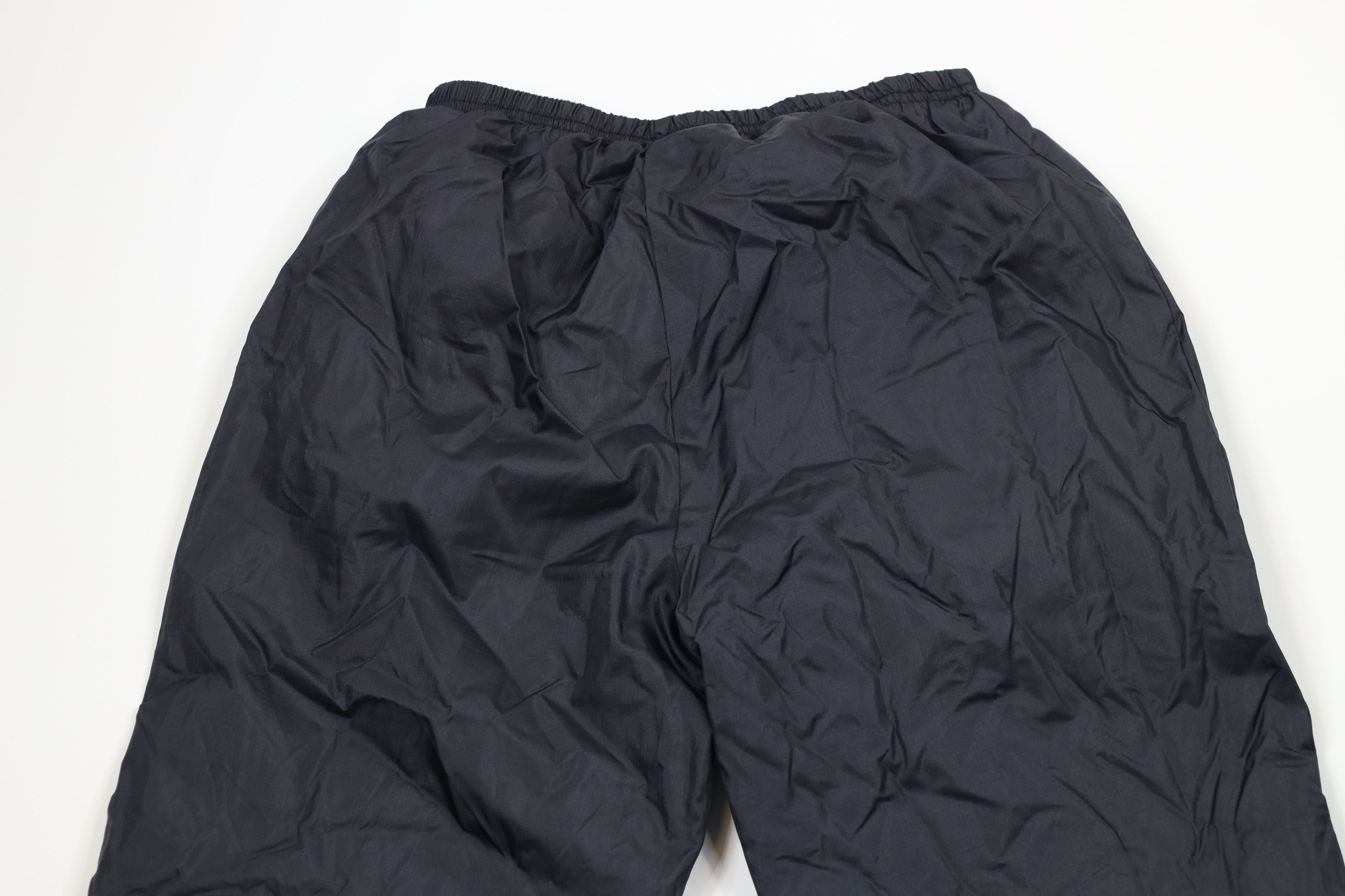 Reebok × Vintage Vintage 90s Reebok Logo Lined Nylon Windbreaker Pants Black Size US 36 / EU 52 - 11 Thumbnail