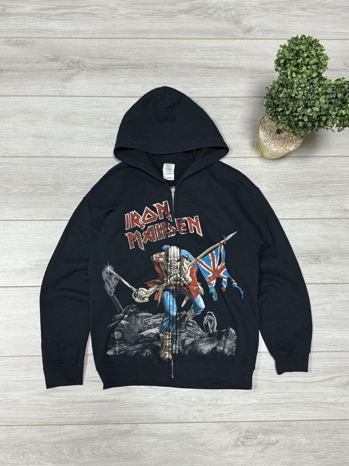 Iron Maiden Iron Maiden zip hoodie big print gildan no one wins Size US M / EU 48-50 / 2 - 1 Thumbnail