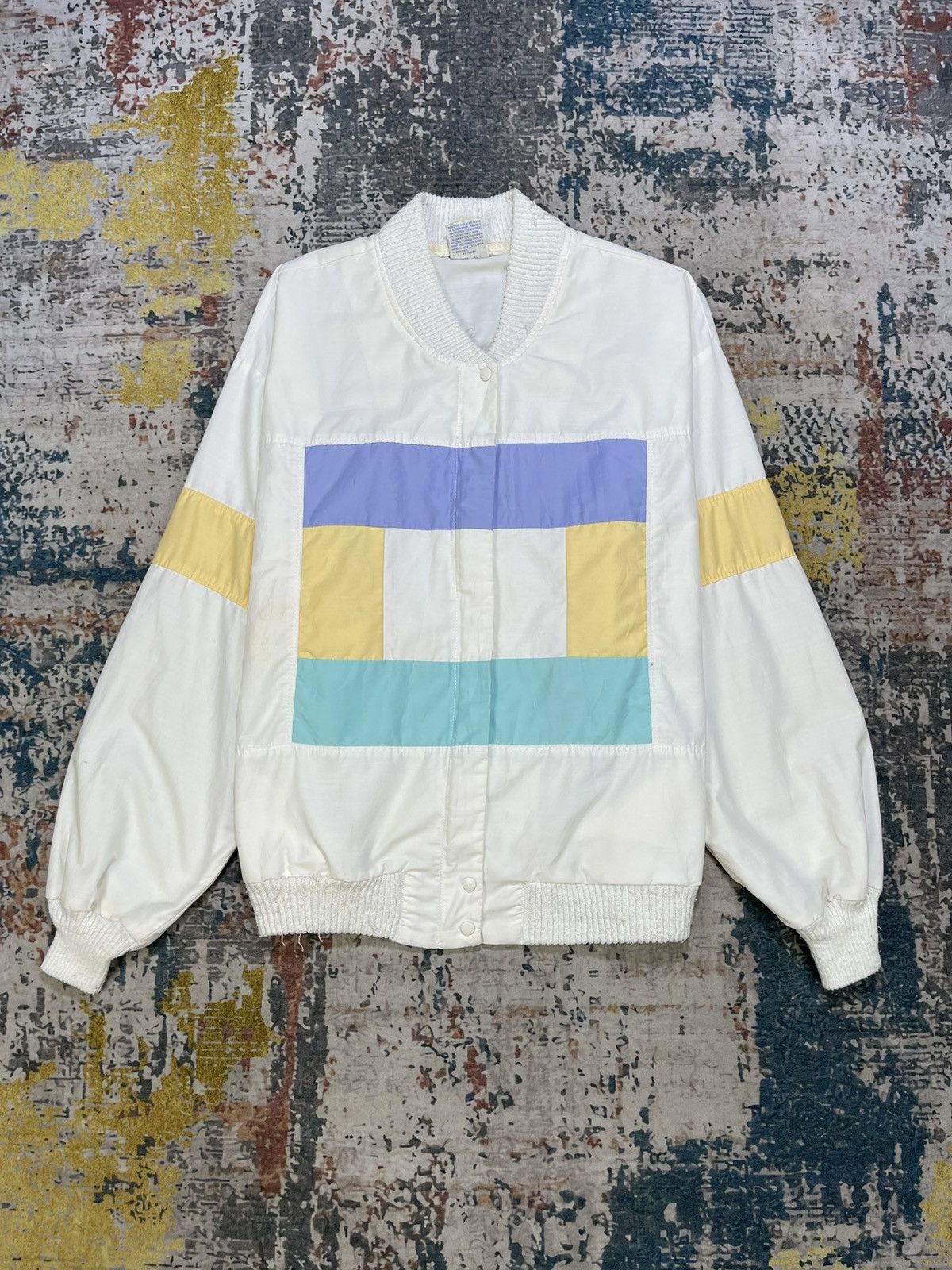 Catalina Vtg 80s Bay Club By Catalina Sailing USA Bombers Size US M / EU 48-50 / 2 - 1 Thumbnail