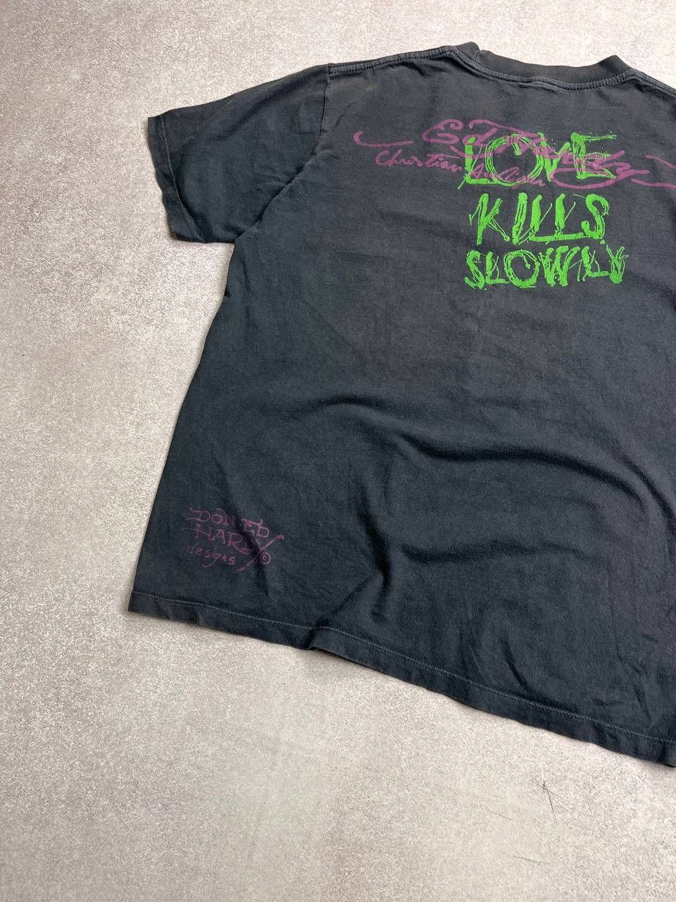 Ed Hardy × Vintage Vintage Ed Hardy Y2K Tattoo Graphic Boxy T-shirt M Size US M / EU 48-50 / 2 - 5 Thumbnail