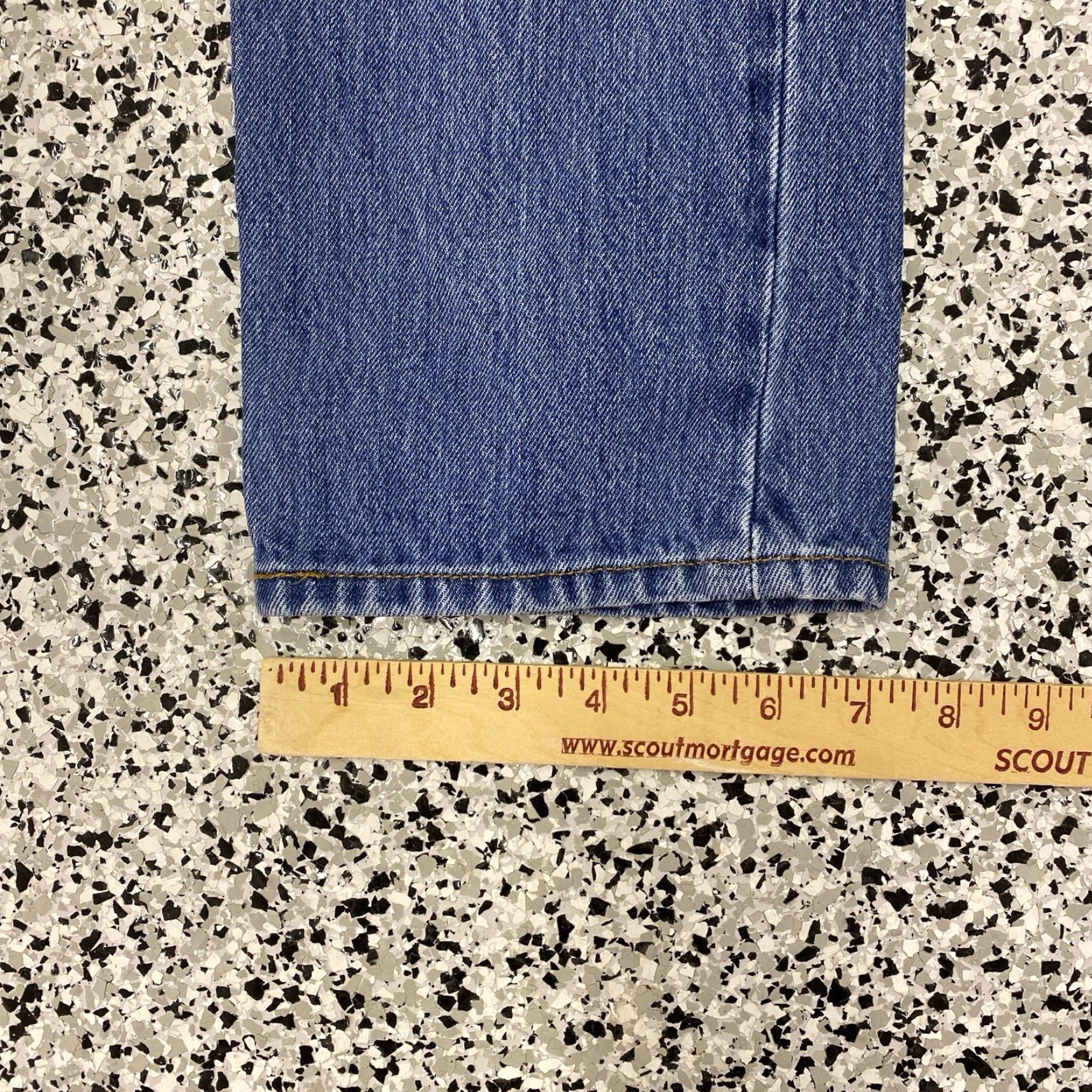 Levi's VINTAGE Levi's 501 Jeans Men Original Fit 29x29 Dark Stonewash Cotton Button Fly Straight 501 XX USA 100% Cotton Denim Size US 29 - 2 Thumbnail