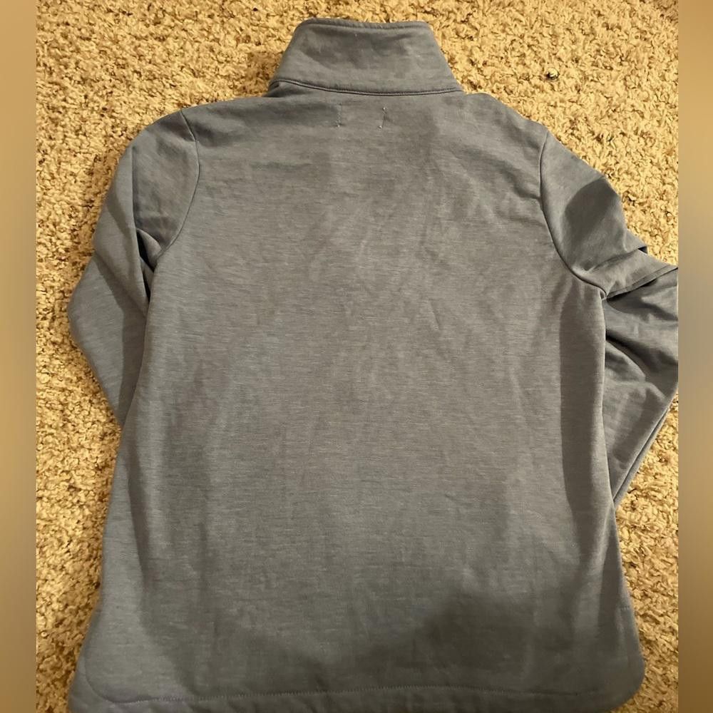 Designer Brand New Blue Croft and Barrow Zip Up Sweater Size S / US 4 / IT 40 - 2 Thumbnail