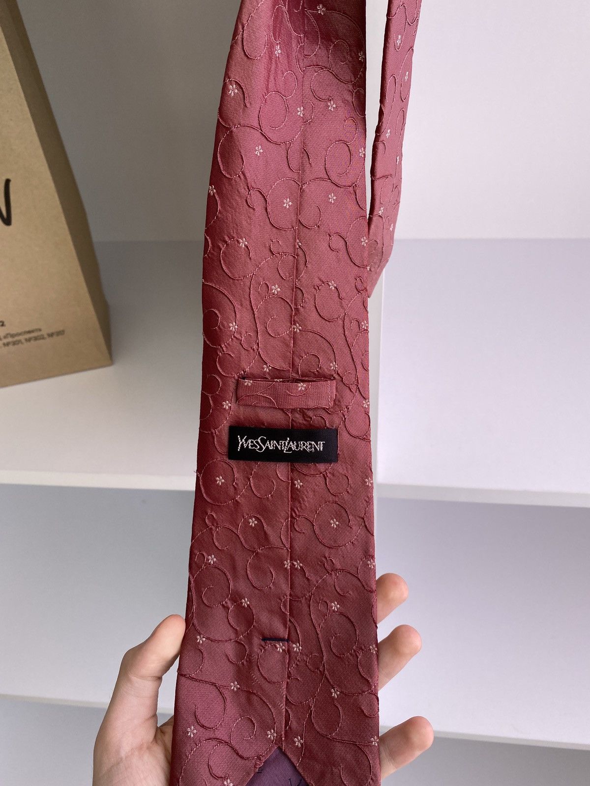 Vintage × Yves Saint Laurent Vintage Yves Saint Laurent Tie Size ONE SIZE - 5 Thumbnail