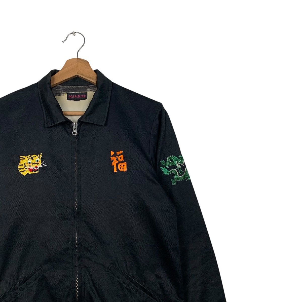 Vintage MARQUEE Embroidery Big Logo Sukajan Jacket #2531-C114 Size US XS / EU 42 / 0 - 7 Thumbnail