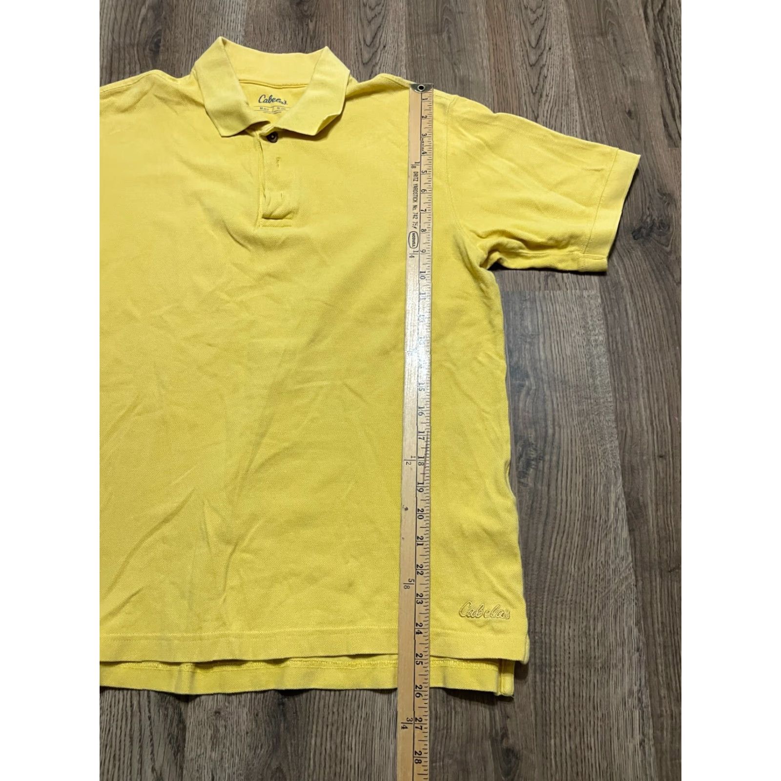 Vintage Cabela's Shirt Men's Size Medium Yellow Short Sleeve Polo Quarter Zip Casual Vintage: No (remove if not applicable) Size US M / EU 48-50 / 2 - 7 Thumbnail