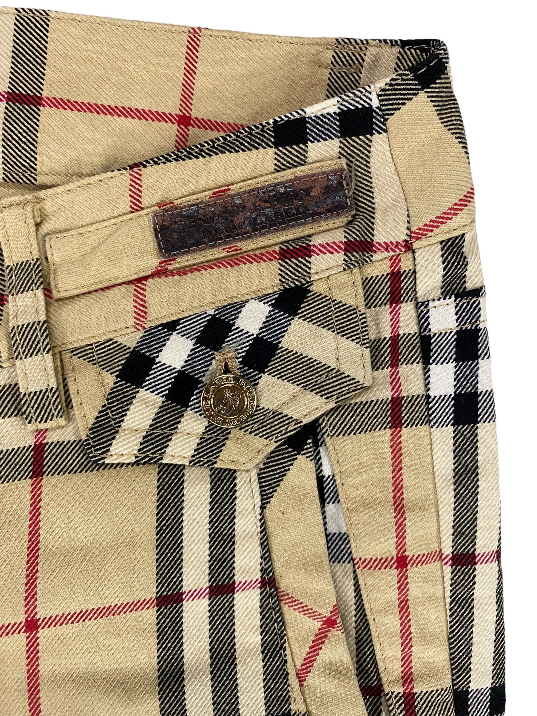 Burberry × Designer Burberry nova check plaid pant Size 28" / US 6 / IT 42 - 6 Thumbnail