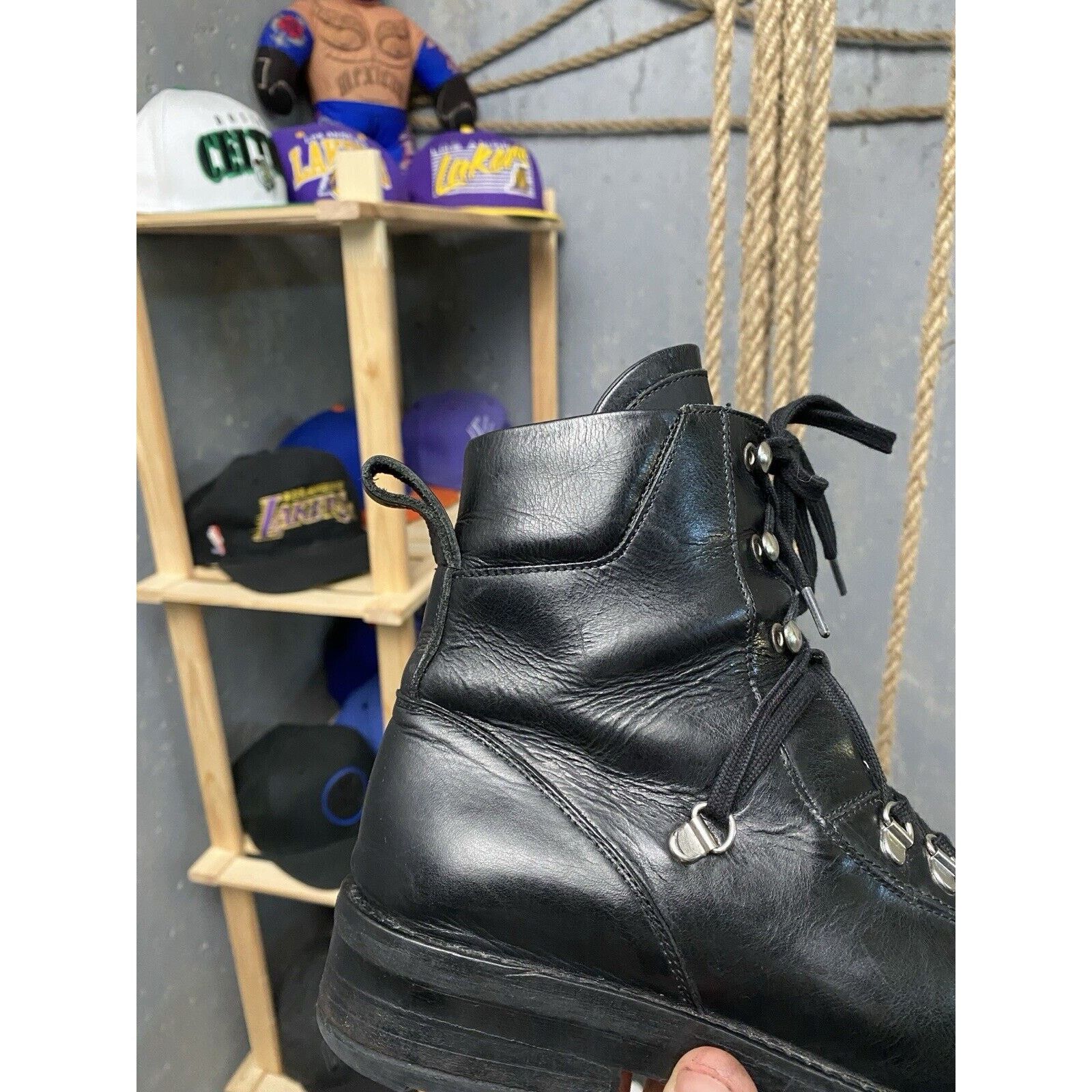 Allsaints AllSaints Franka Leather combat biker Y2K Boots Size US 8 Size US 8 / IT 38 - 4 Thumbnail