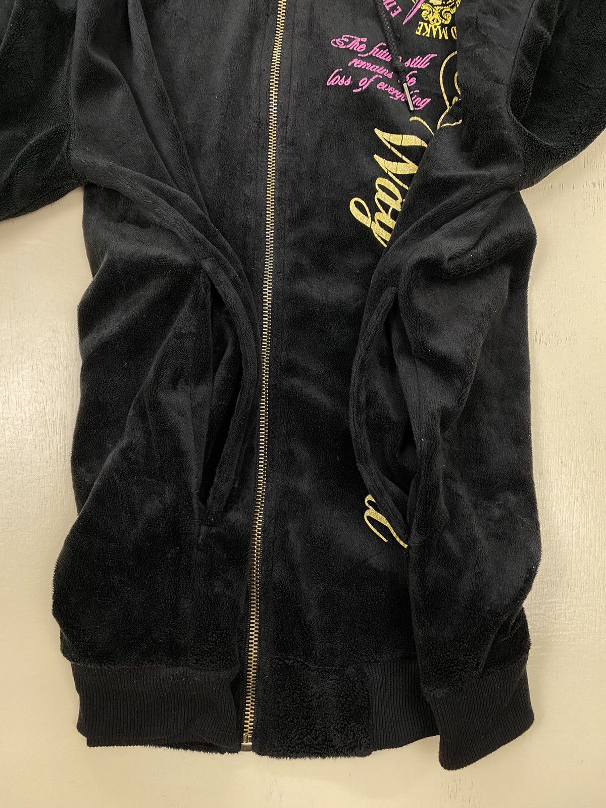 Japanese Brand Beaumere Aristocratic Velvet Fleece Hoodie Size US S / EU 44-46 / 1 - 8 Thumbnail