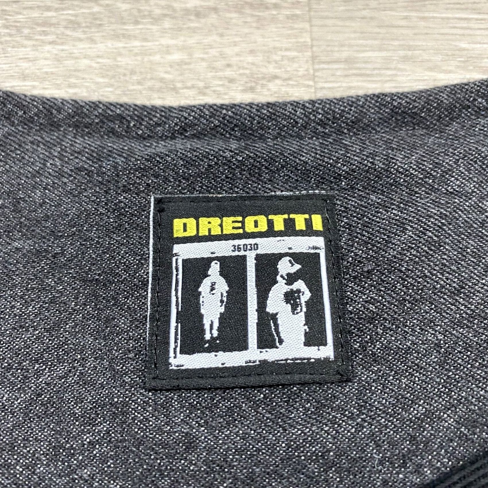 Vintage Dreotti Embroidered Denim Utility Graphic Vest O/S Streetwear Mens Size US M / EU 48-50 / 2 - 5 Thumbnail