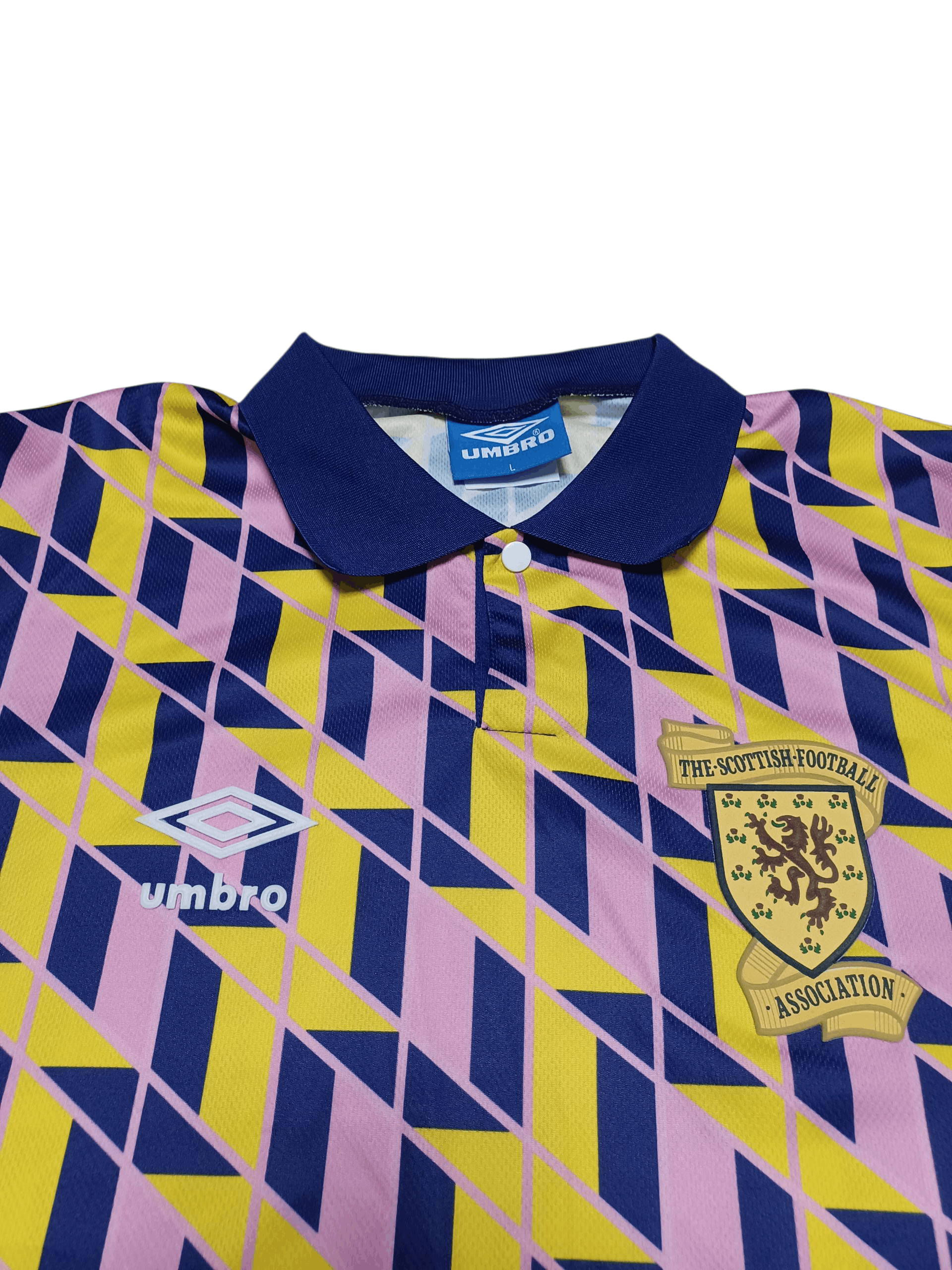 Umbro SCOTLAND UMBRO VINTAGE SOCCER JERSEY RARE Size US L / EU 52-54 / 3 - 2 Thumbnail