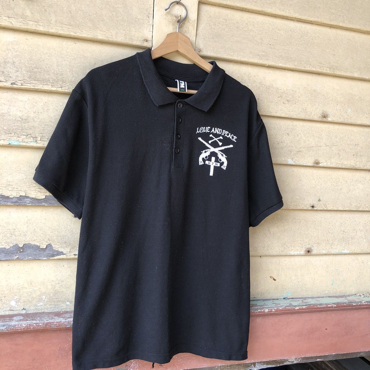 Naked & Famous KTM Love And Peace Polo Tshirt Size US XL / EU 56 / 4 - 2 Thumbnail