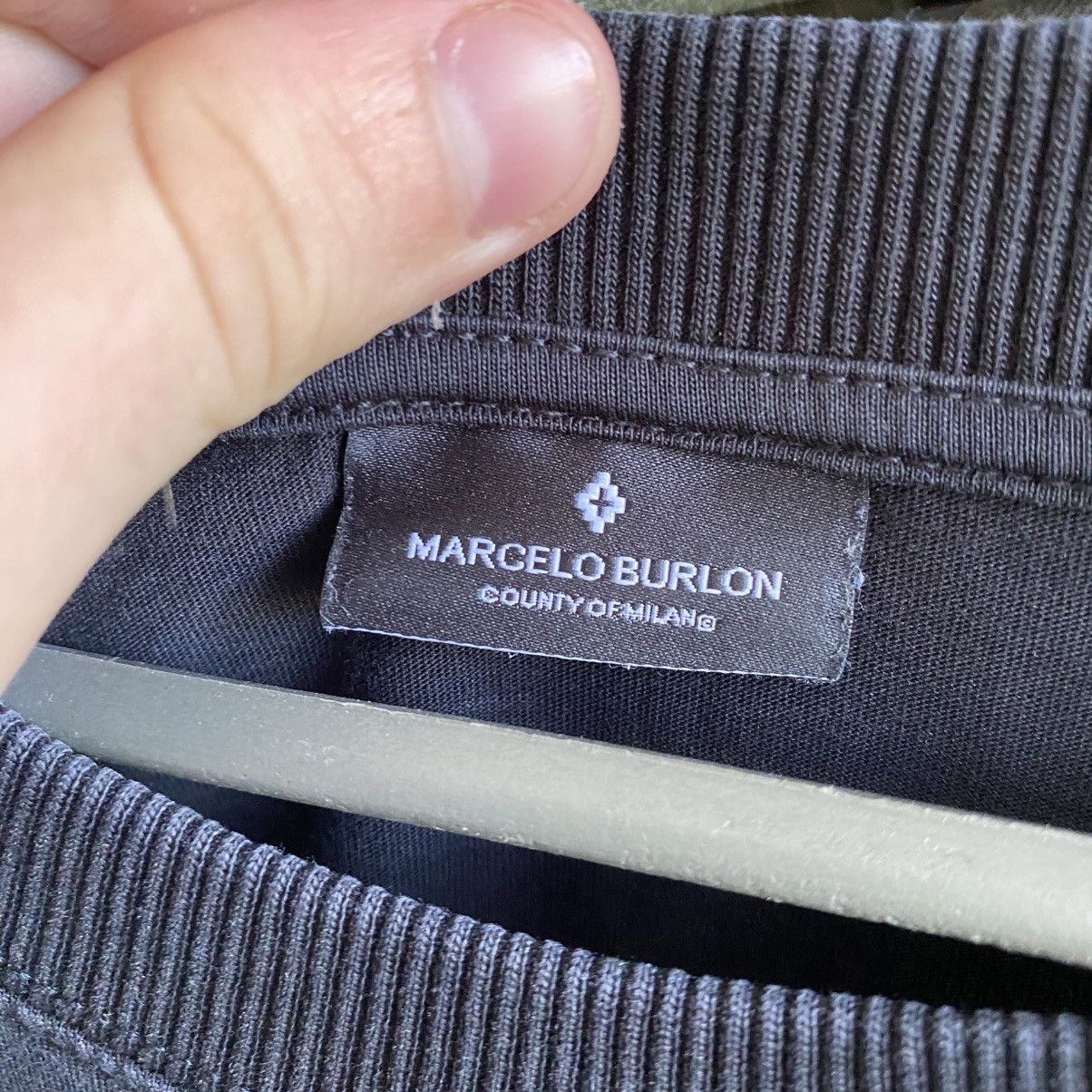 Marcelo Burlon Luxury Marcelo Burlon Big Logo Designer streetwear tee Size US XL / EU 56 / 4 - 6 Thumbnail