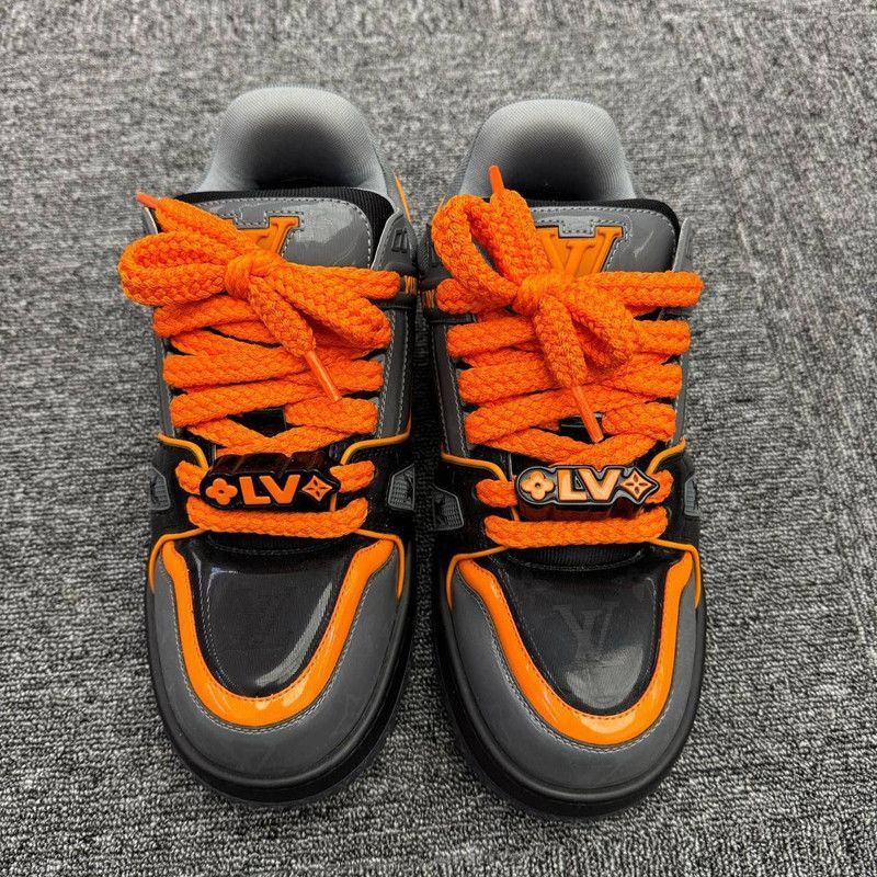 Louis Vuitton Louis Vuitton Trainer Maxi Low Top Sneakers -2508 Size US 8.5 / EU 41-42 - 3 Thumbnail