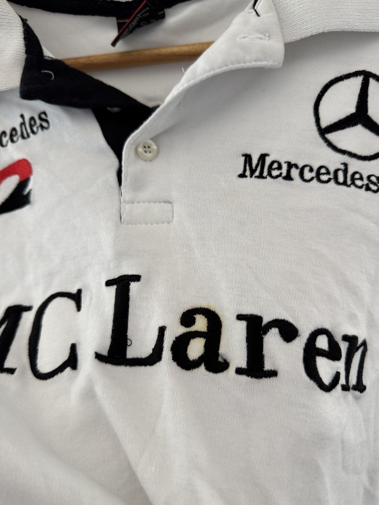 Mercedes-Benz Vintage T-shirts Mercedes- Benz Mc Laren AMG D2 Polo Y2K Size US XL / EU 56 / 4 - 6 Thumbnail