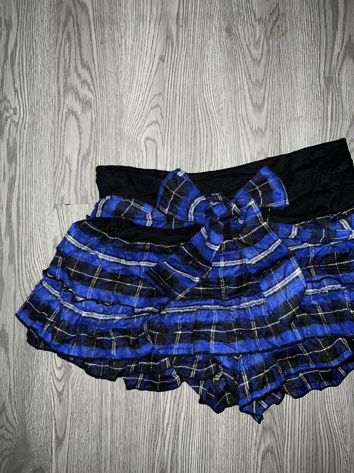 LIZ LISA Liz Lisa Doll tartan big bow tie layered skirts 💙 Size 25" / US 0 / IT 36 - 5 Thumbnail