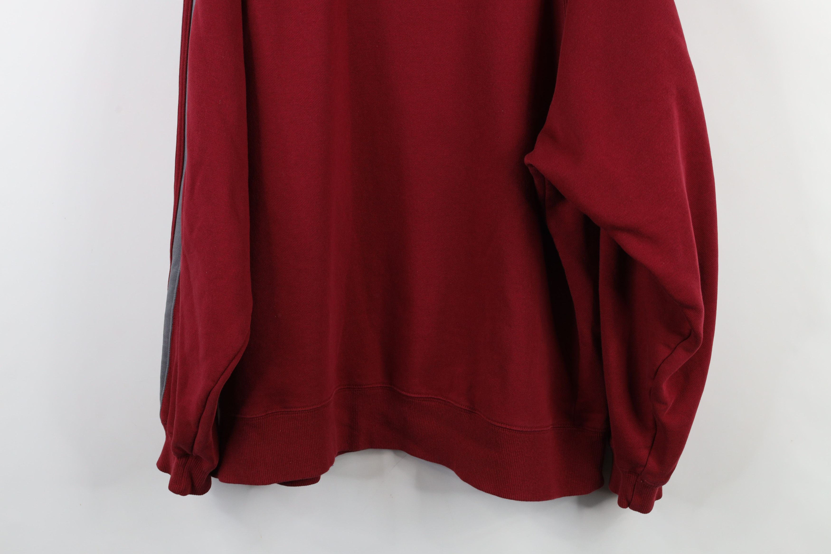 Adidas × Vintage Vintage 90s Adidas Spell Out Striped Crewneck Sweatshirt Size US M / EU 48-50 / 2 - 14 Thumbnail