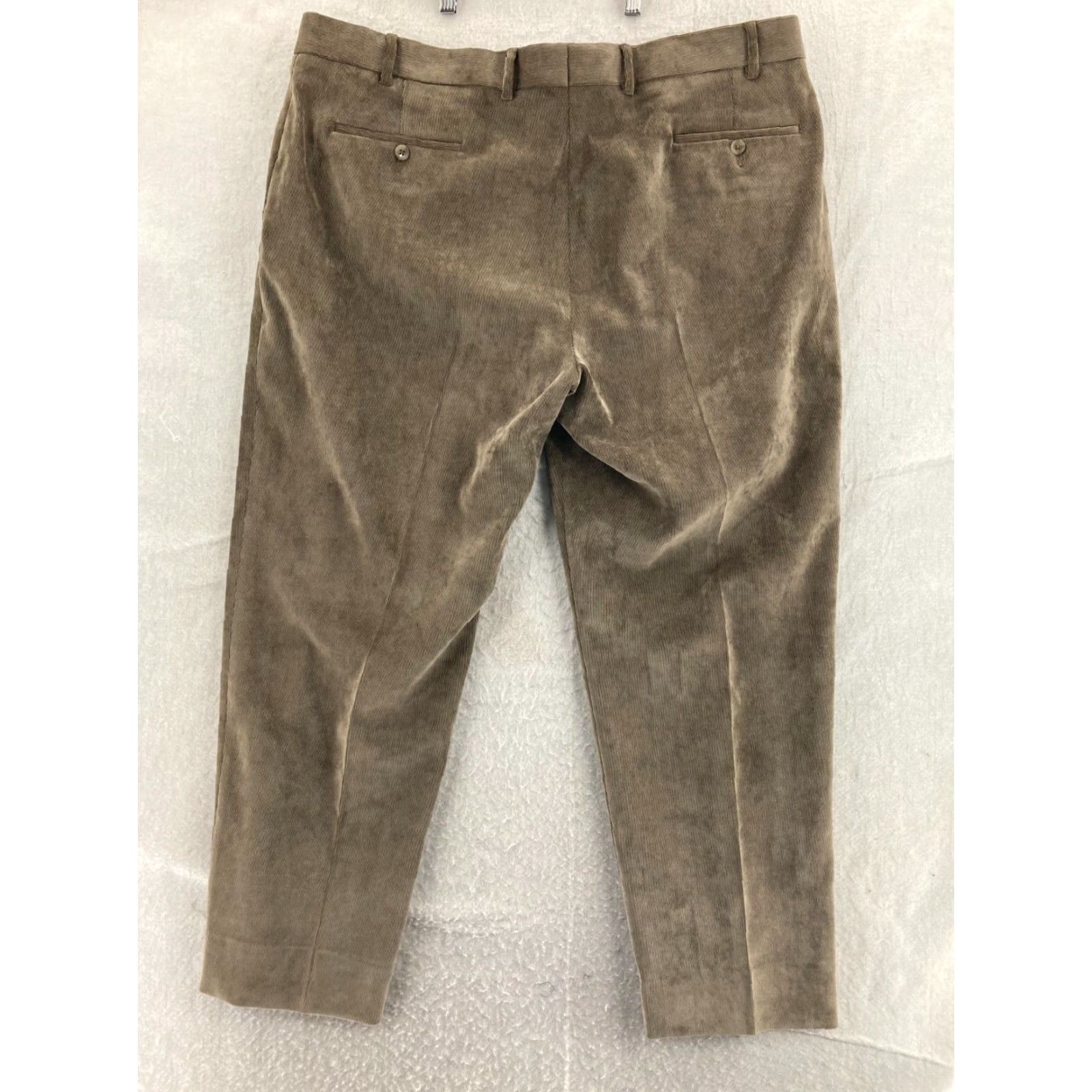 Pronto Uomo Pronto Uomo Platinum Corduroy Pants Mens 42 Brown Dress Straight Leg Size US 42 / EU 58 - 5 Thumbnail