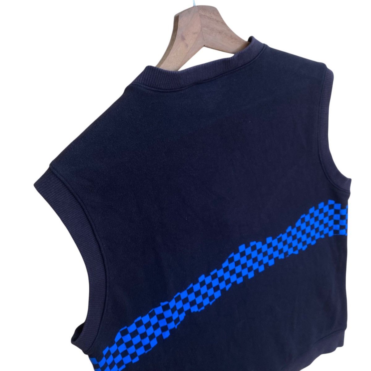 Nike 🔥Iconic Vtg 80s Nike John McEnroe Checkerboard Vest Size US L / EU 52-54 / 3 - 9 Thumbnail