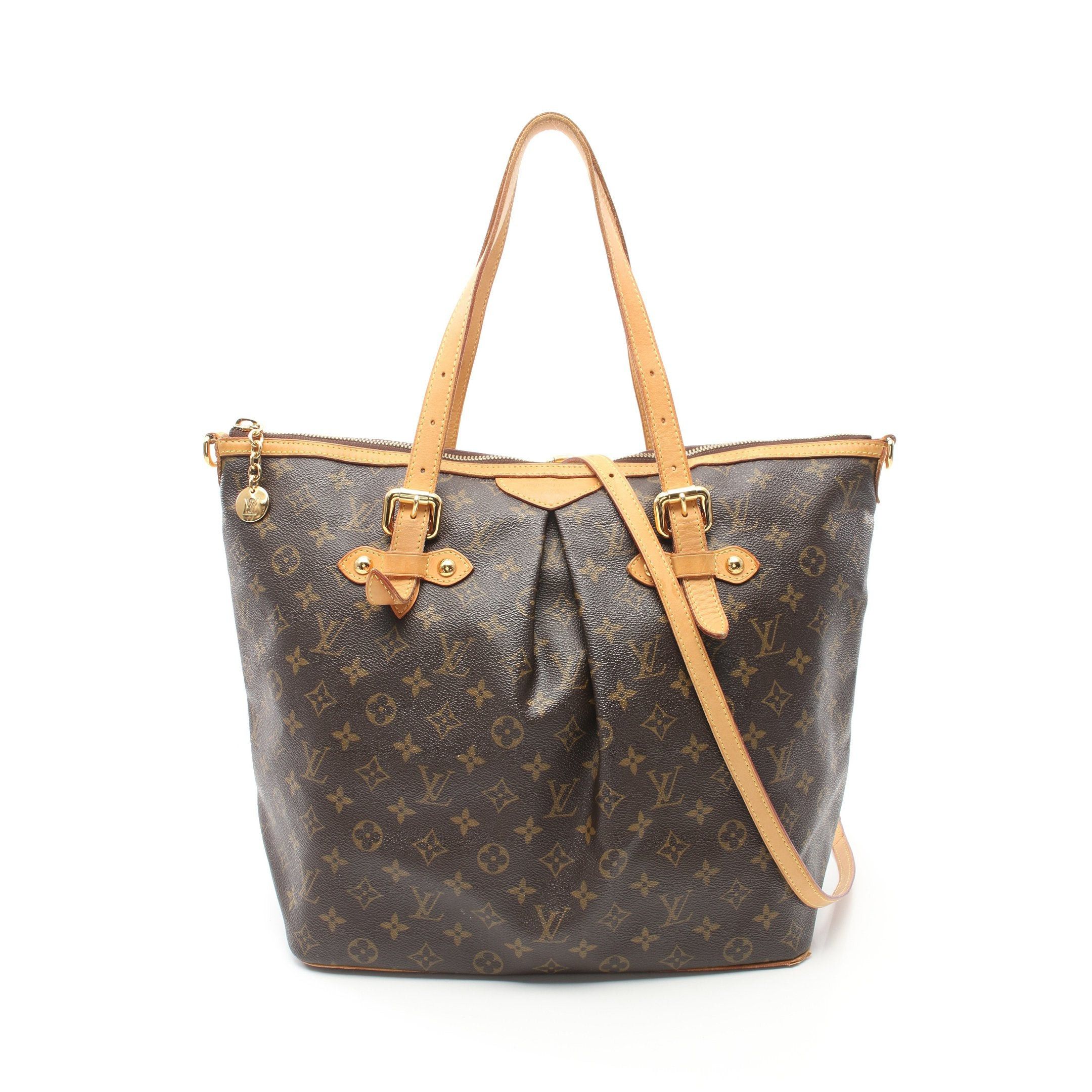 Louis Vuitton Louis Vuitton Palermo Gm Monogram Shoulder Bag Leather Brown Size ONE SIZE - 1 Thumbnail
