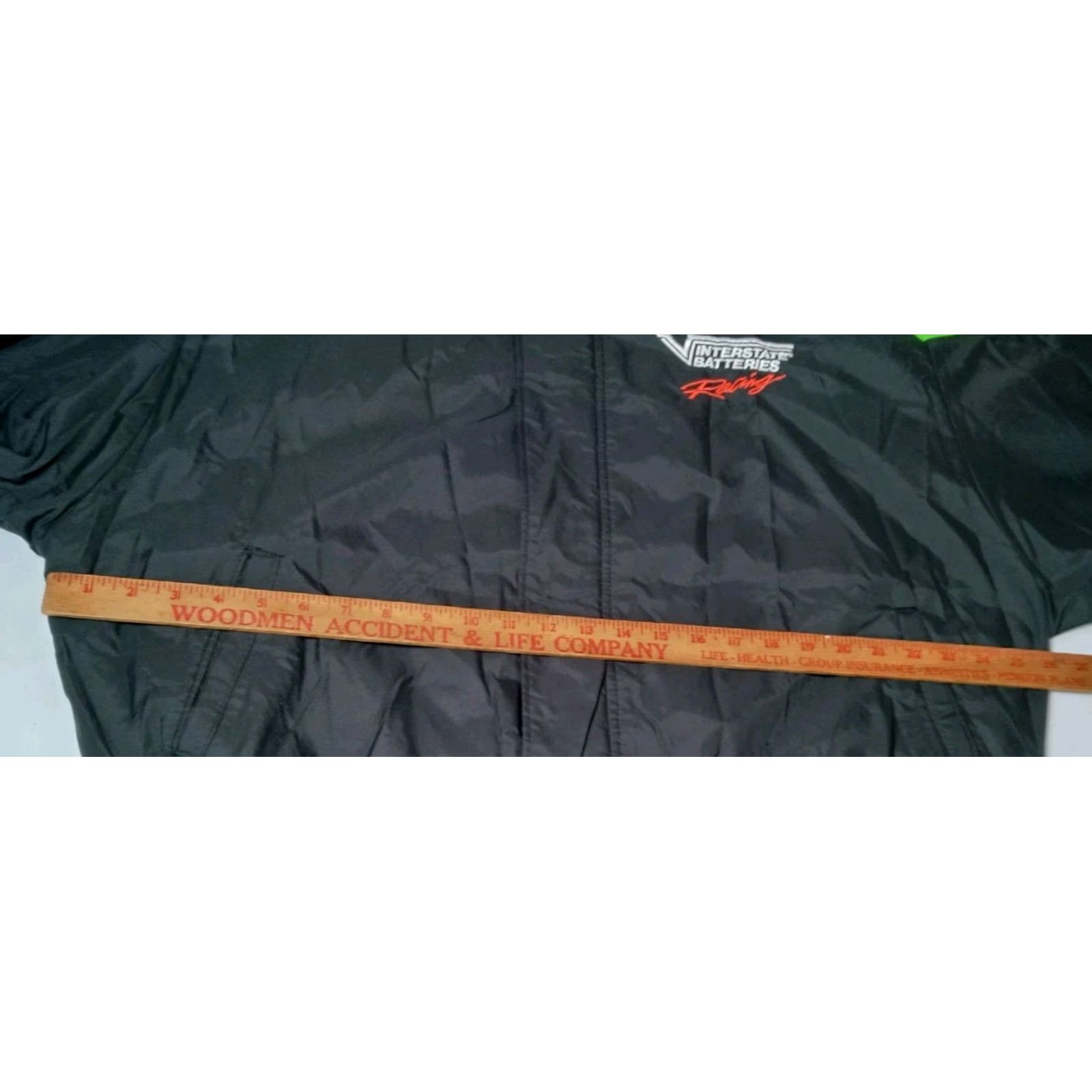 NASCAR VINTAGE Motorsport Traditions NASCAR Jacket XL Men Black Short Zip Joe Gibbs Racing Interstate Batteries 1/4 Zip Logo Embroidered Size US XL / EU 56 / 4 - 7 Thumbnail