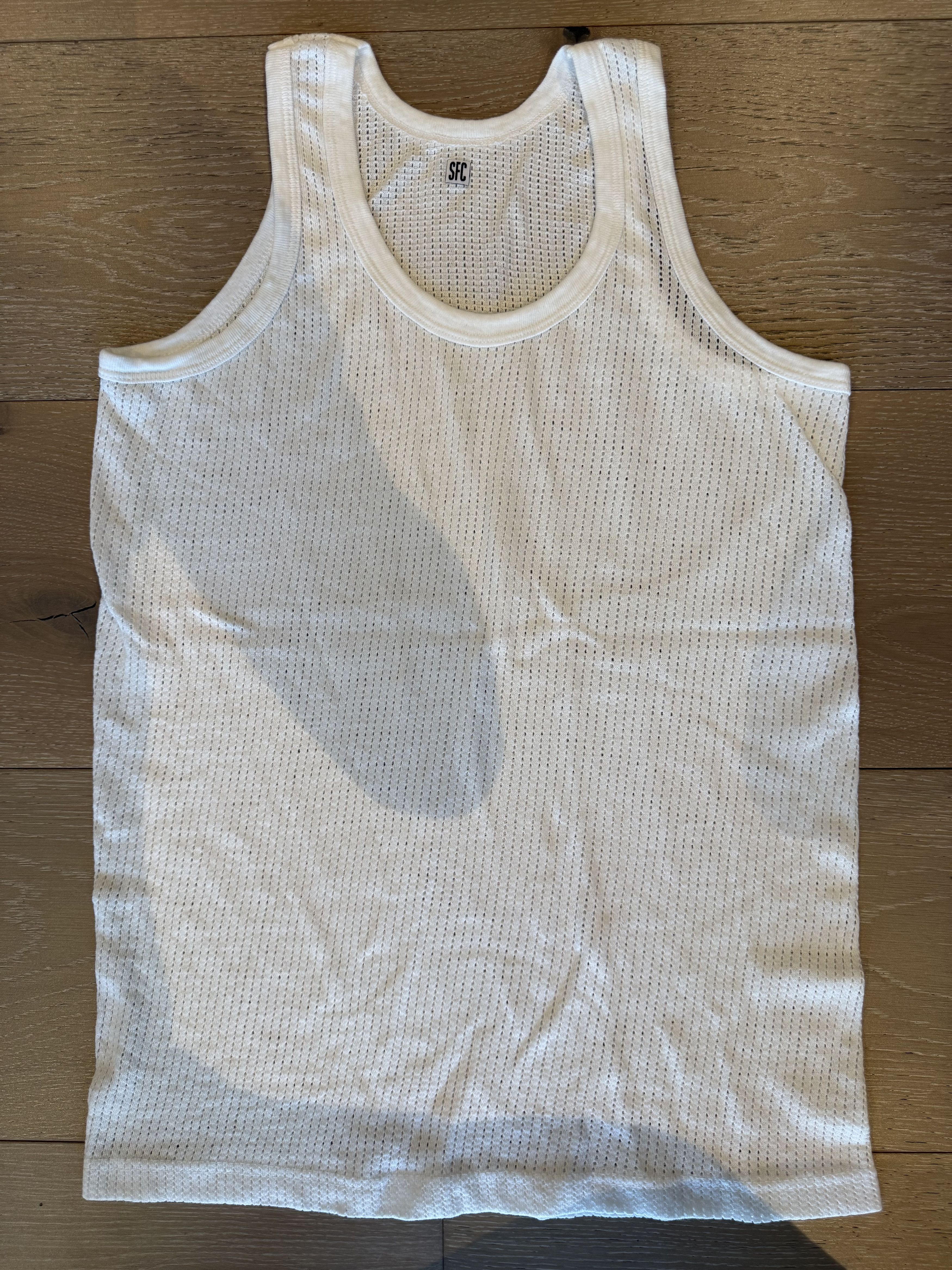 Scott Fraser Collection 💚 Scott Fraser Collection Perforated Vest White 2 Pack NEW Size US M / EU 48-50 / 2 - 11 Thumbnail