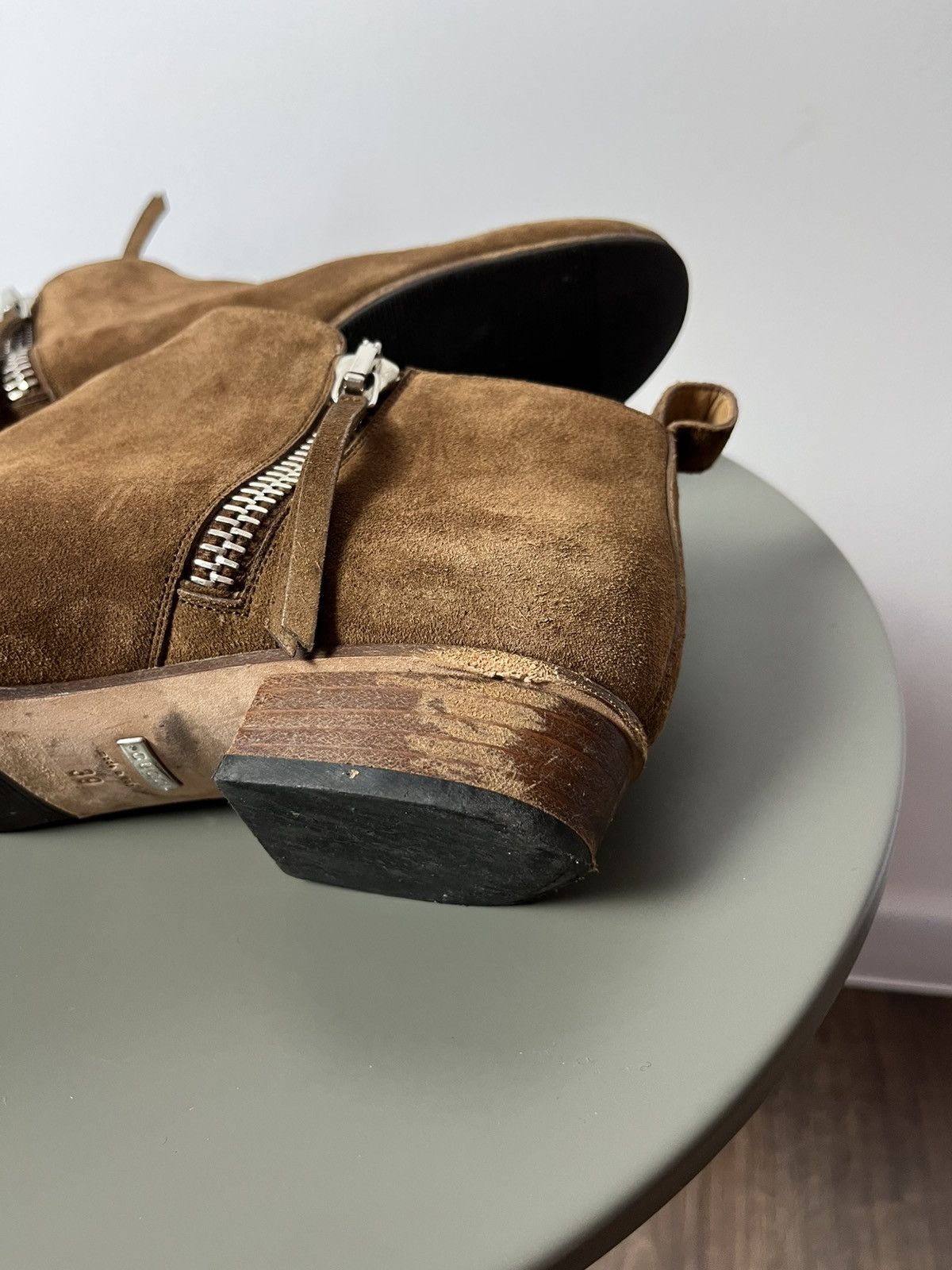 Gucci Gucci Suede Side-Zip Ankle Boots 39 EU / 8 US Made in Italy Size US 8 / IT 38 - 10 Thumbnail