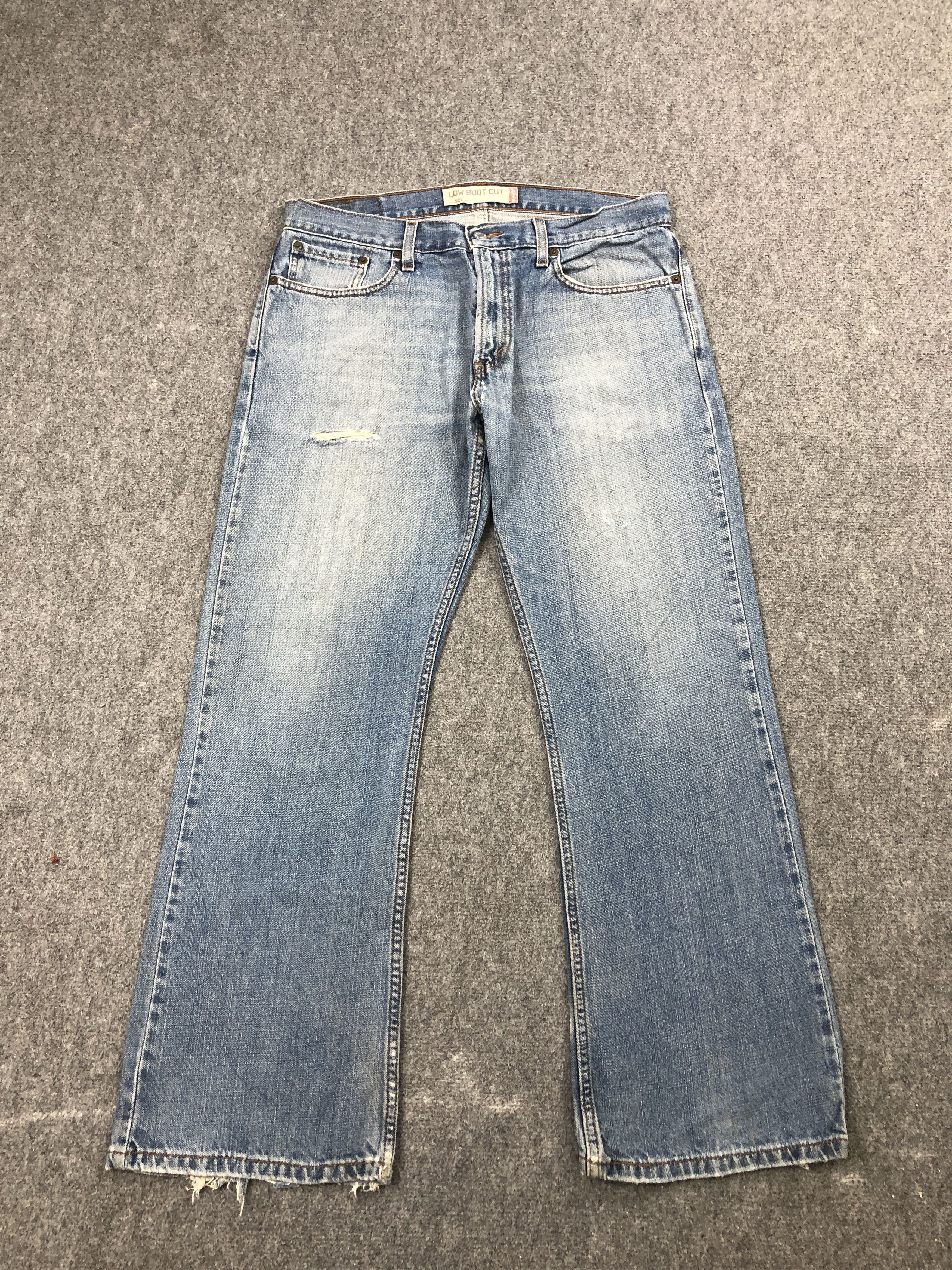 Levi's Vintage Levis 527 Flared Low Bootcut Jeans DP2455 Size US 35 - 1 Thumbnail