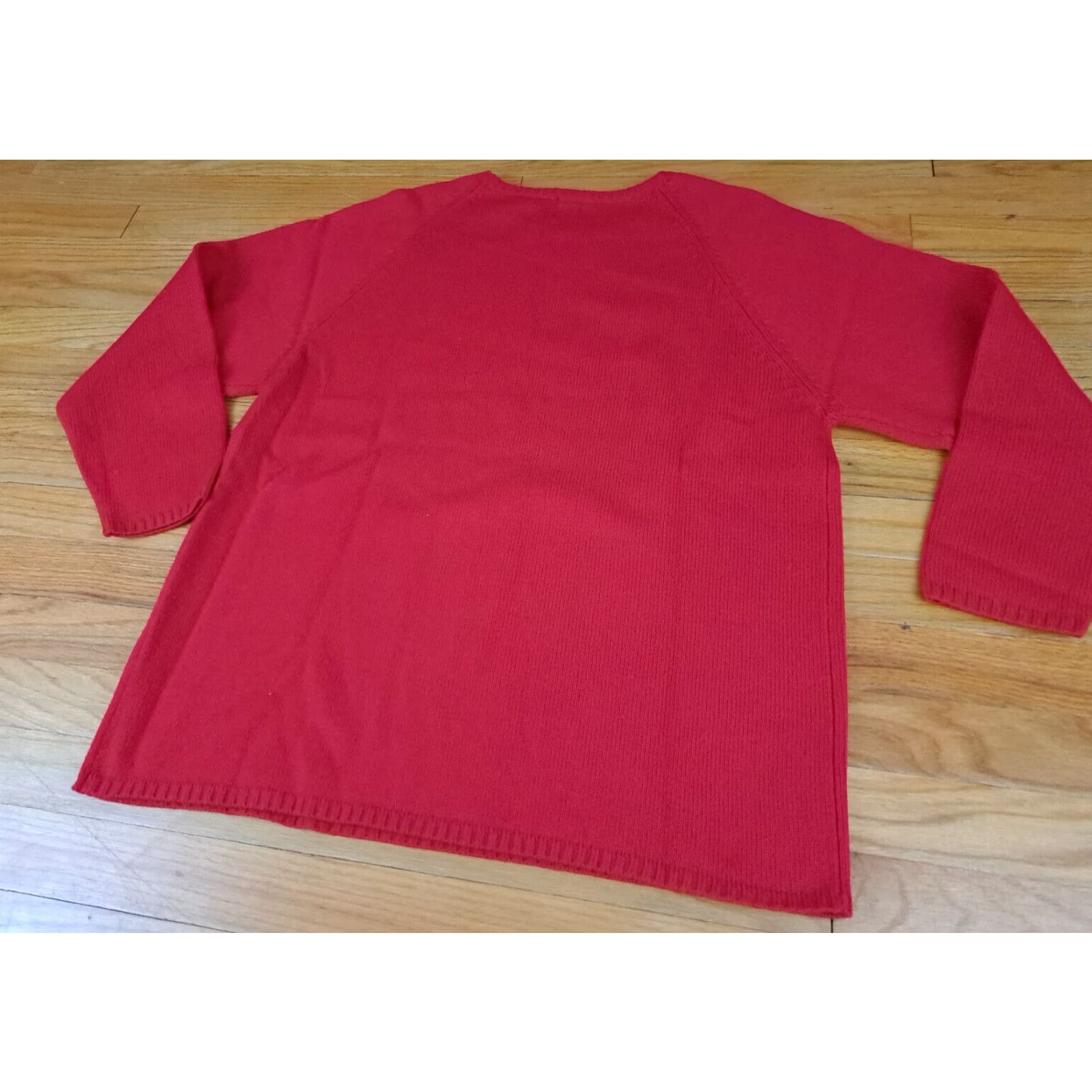 Gap VINTAGE Gap Women Merino Wool Red Sweater M Pullover Wool Red Women Medium Size 26in long 22in pit to pit Size M / US 6-8 / IT 42-44 - 6 Thumbnail