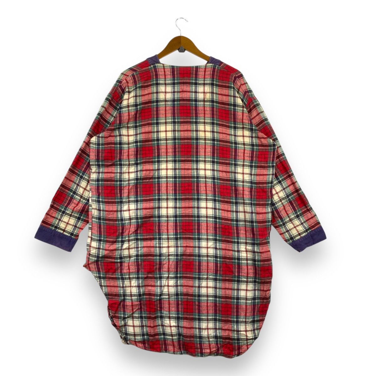Disney Vintage DISNEY WINNIE THE POOH Plaid Checks Flannel Tee Size 3XL / US 20-22 - 4 Thumbnail