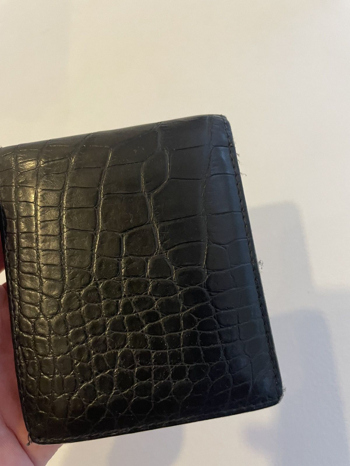 Tom Ford Tom Ford Black Genuine Alligator Wallet Size ONE SIZE - 9 Thumbnail