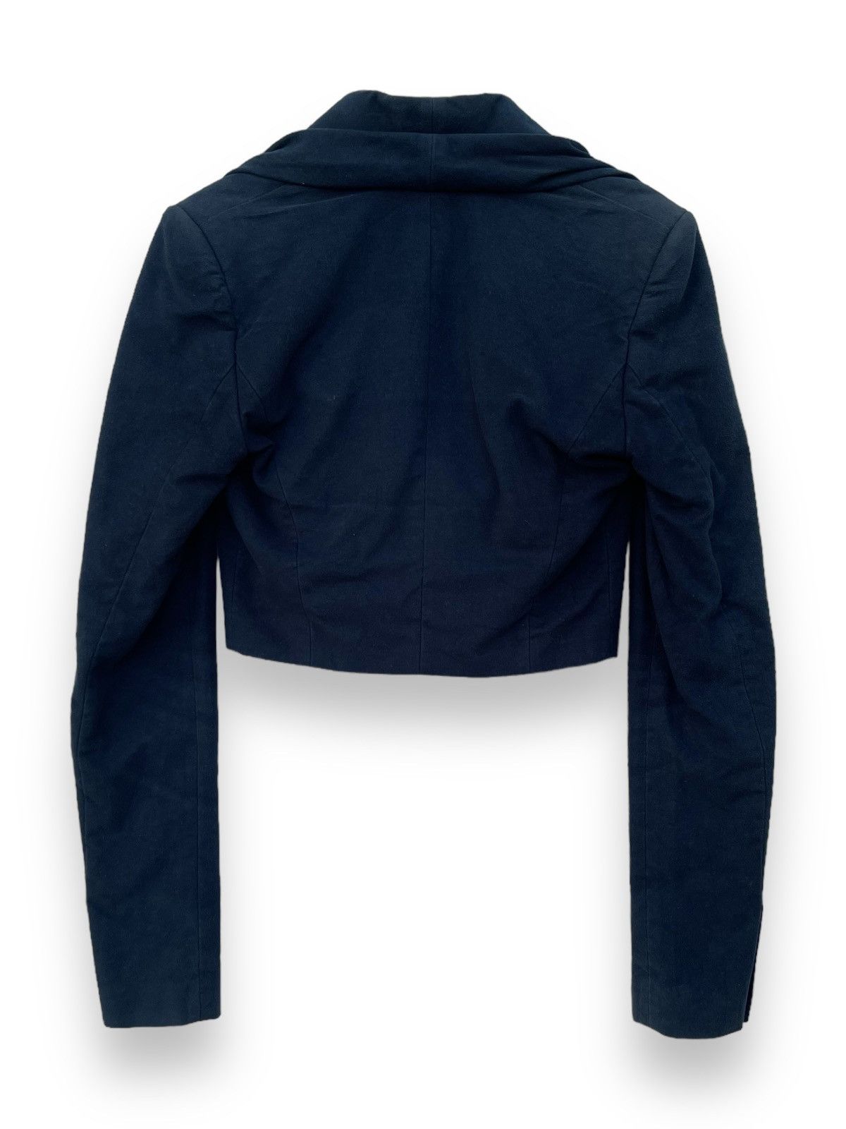 Haider Ackermann 🔥A/W 2013 HAIDER ACKERMANN MOLESKIN CROPPED JACKET Size S / US 4 / IT 40 - 6 Thumbnail