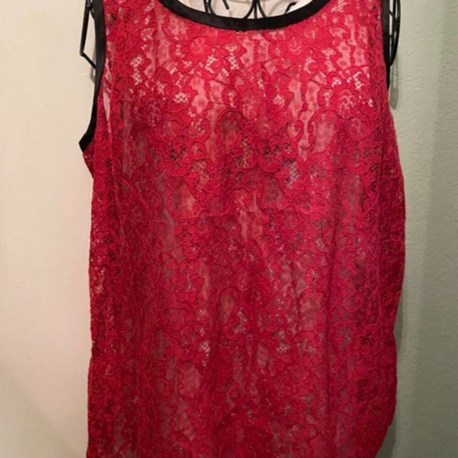 Dolce & Gabbana Dolce & Gabbana Sleeveless lace top red size 8 Size M / US 6-8 / IT 42-44 - 7 Thumbnail