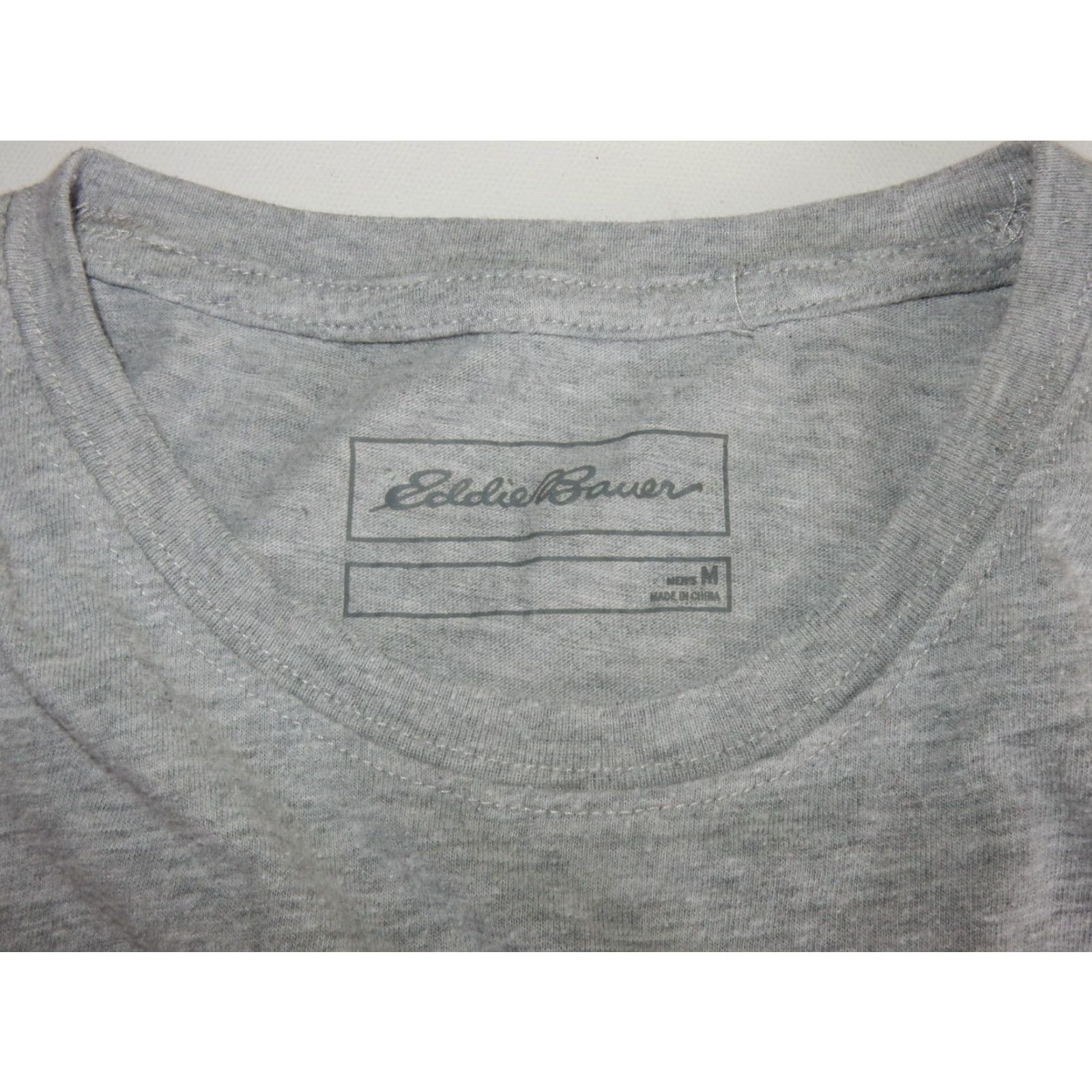 Eddie Bauer VINTAGE Eddie Bauer Men's T Shirt Size M Graphic Print Gray Cotton Blend Casual Size US M / EU 48-50 / 2 - 3 Thumbnail