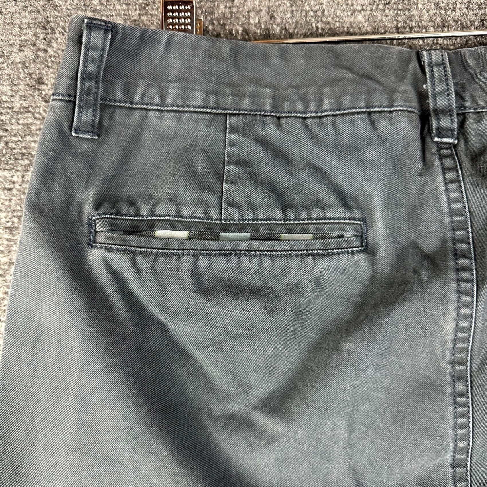 Bonobos Bonobos Pants Mens 34 Straight Leg Chino Blue Cotton Stretch Flat Front Pockets Size US 34 / EU 50 - 7 Thumbnail
