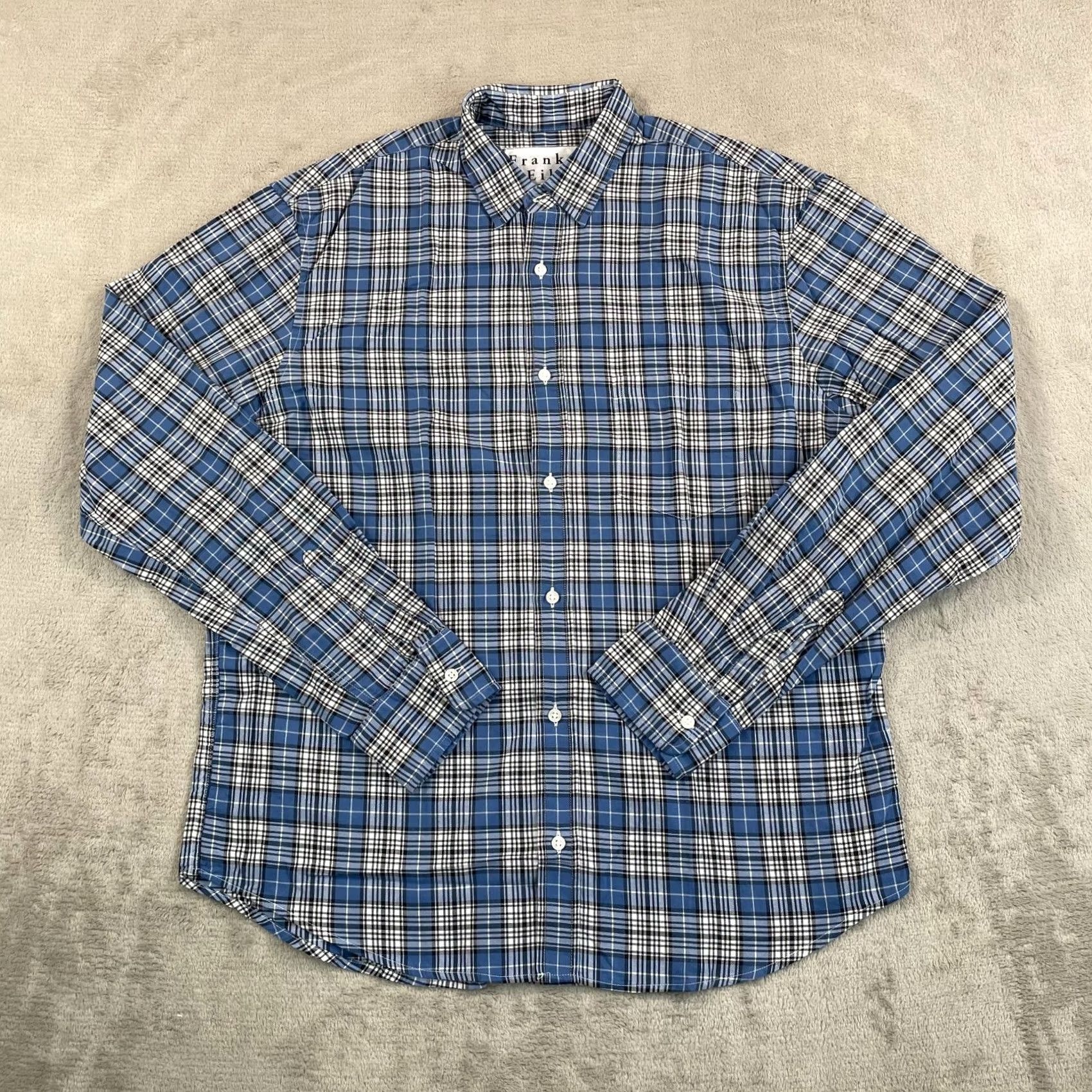 Frank & Eileen FRANK & EILEEN Luke Shirt Men Small Blue Plaid Cotton Long Sleeve Button-Up Casual Workwear Vintage Freeform? Size US S / EU 44-46 / 1 - 3 Thumbnail