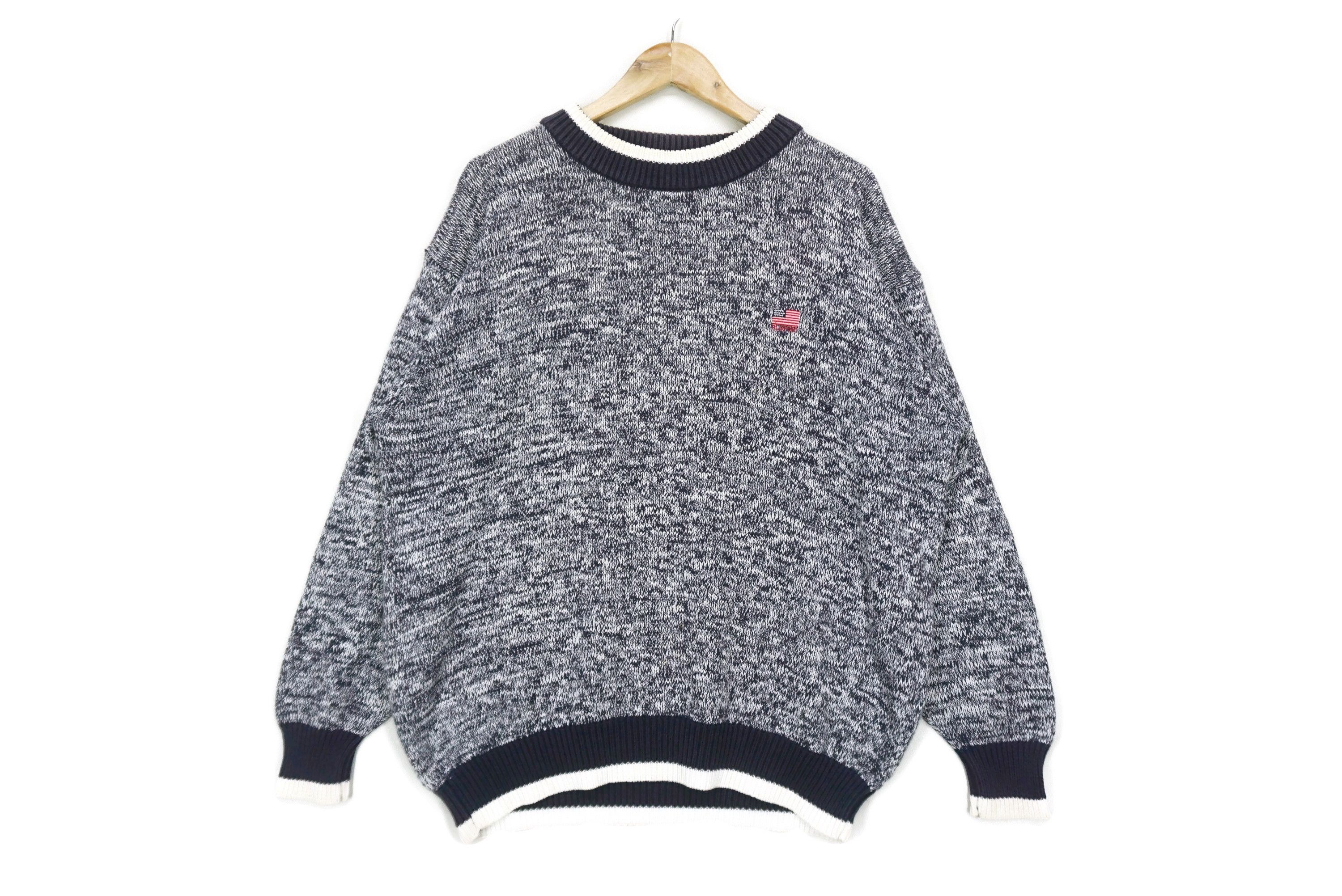 Polo Ralph Lauren Vintage Polo Sport Boxy Sweater Knitwear Pullover Size US L / EU 52-54 / 3 - 1 Thumbnail