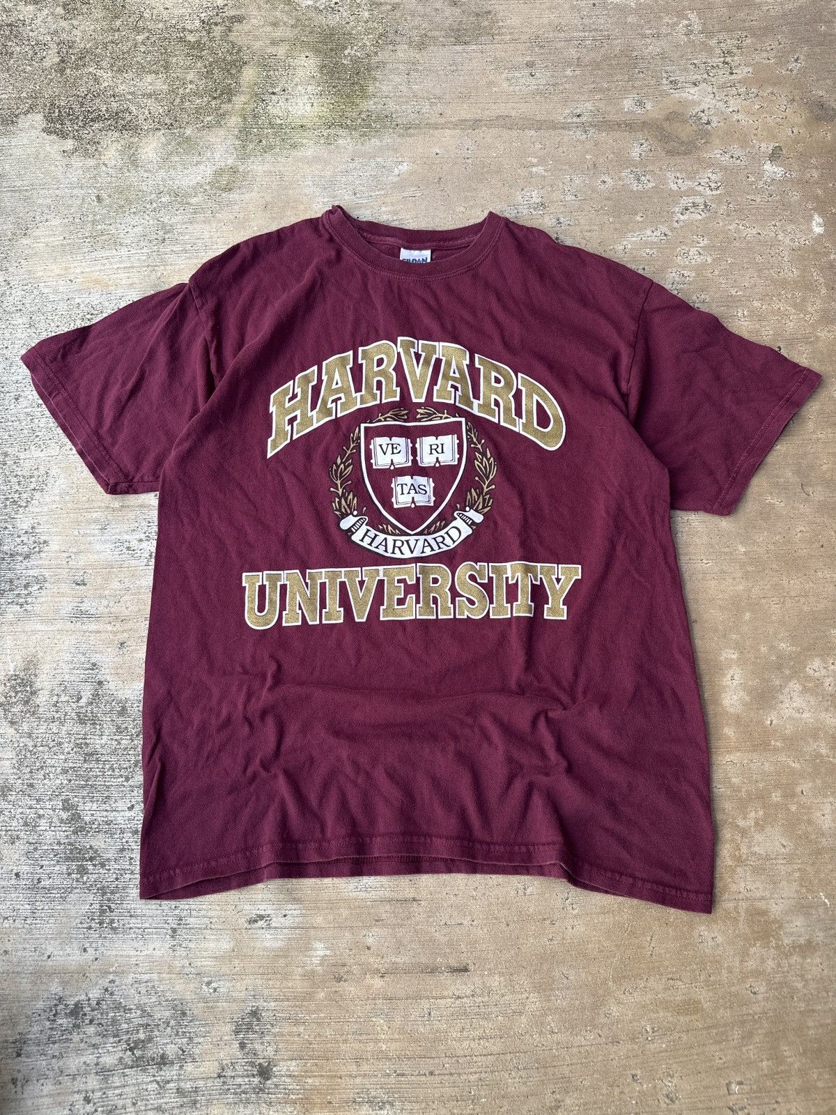 Vintage Vintage 90s Red Harvard University College T-Shirt Large Size US L / EU 52-54 / 3 - 1 Thumbnail
