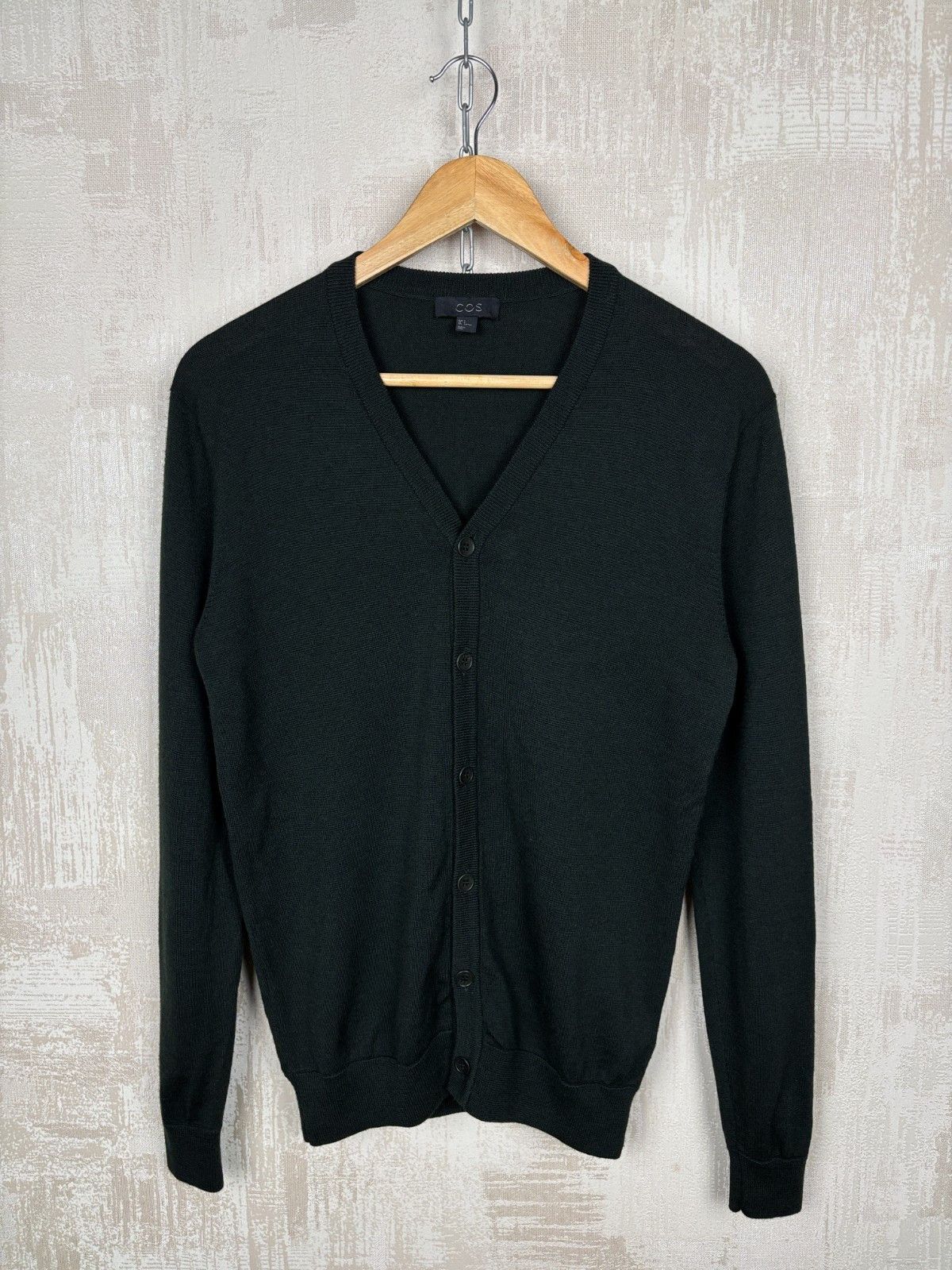 Cos COS Merino Wool Cardigan Sweater Jumper V-neck Size US S / EU 44-46 / 1 - 2 Thumbnail