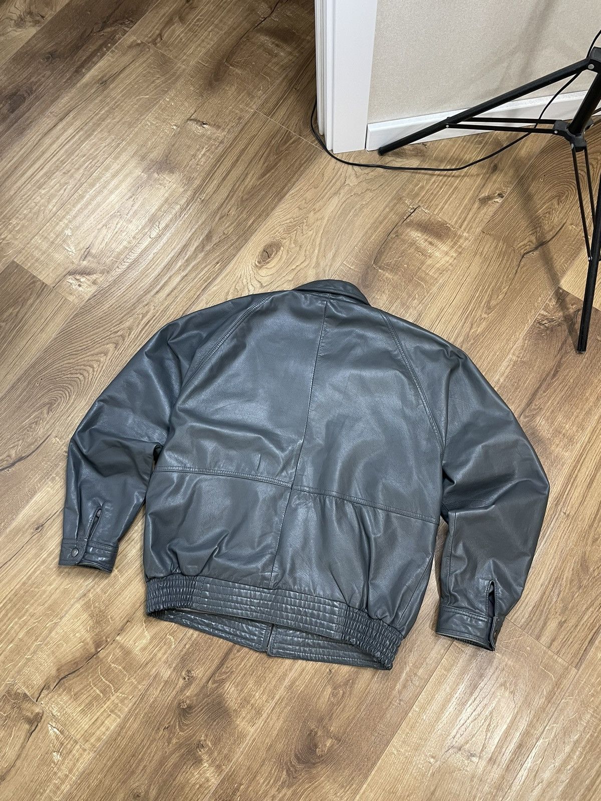 Genuine Leather × Vintage Vintage Y2K Aviator Top Gun Genuine Leather Jacket Bomber Size US M / EU 48-50 / 2 - 14 Thumbnail