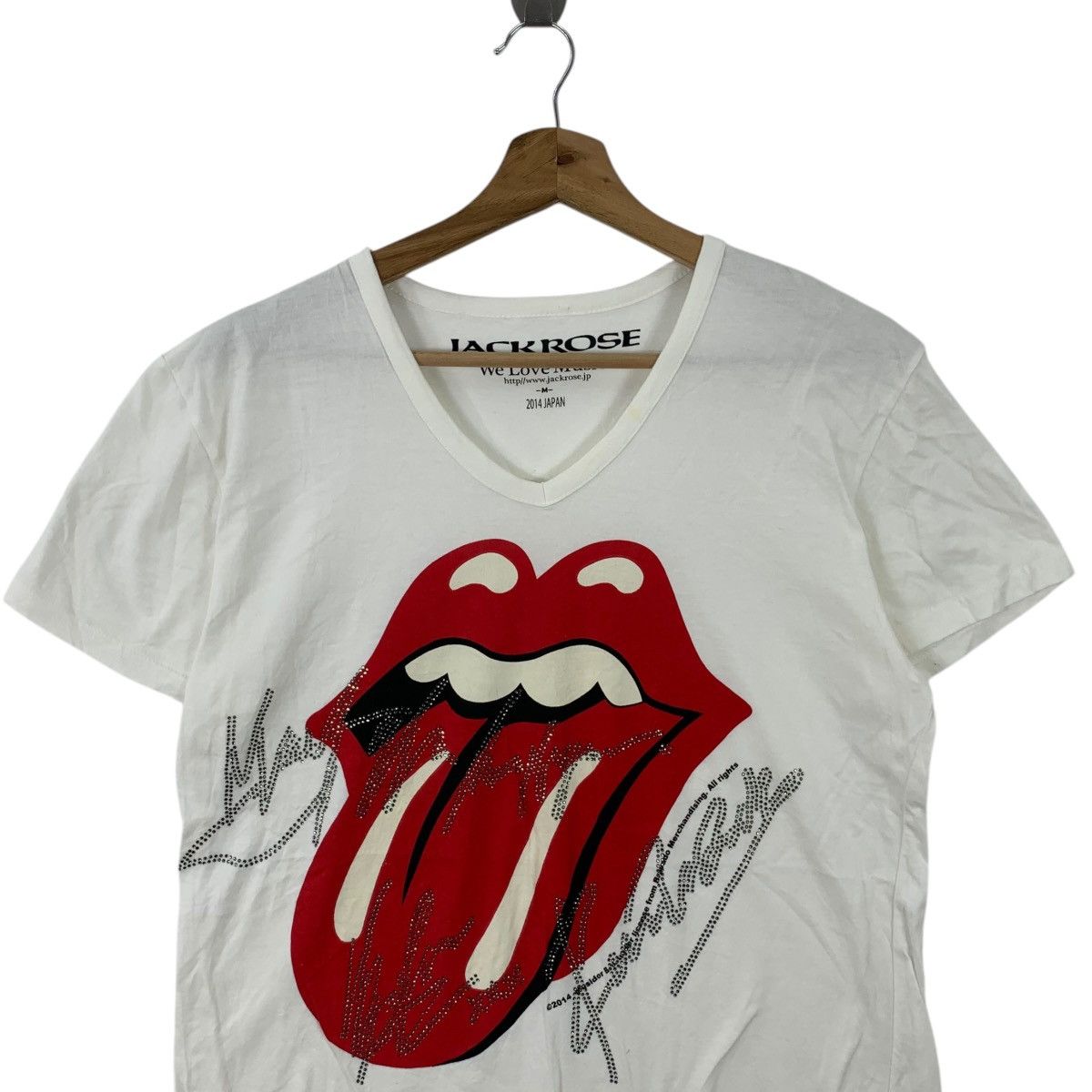 The Rolling Stones JACKROSE x THE ROLLING STONES 2014 Collection Tee Shirt Top Size M / US 6-8 / IT 42-44 - 2 Thumbnail