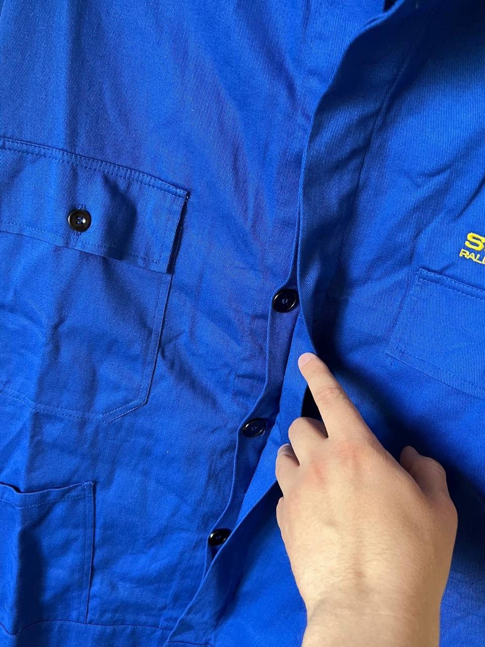 Vintage Vintage Subaru Racing Jacket Button Japan work jacket Subaru Size US L / EU 52-54 / 3 - 7 Thumbnail