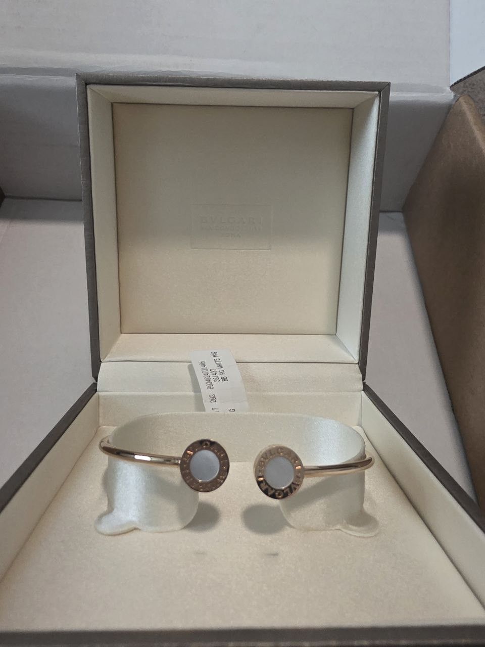 Bvlgari Bvlgari 18 kt rose gold bracelet with mother of pearl cuff Size ONE SIZE - 1 Thumbnail
