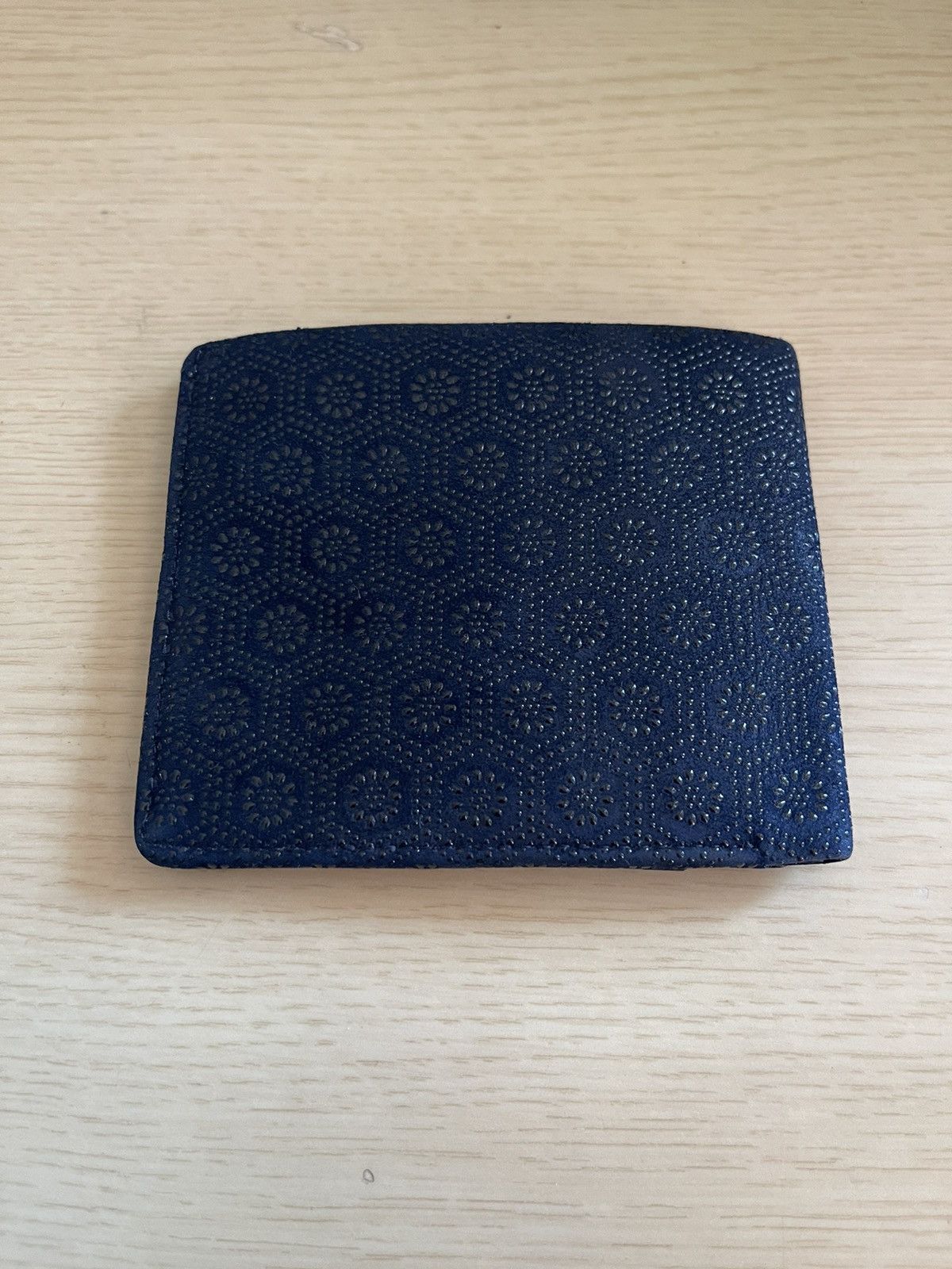 Genuine Leather × Japanese Brand Inden Ya Leather Wallet Bifold Deer Skin Indigo Size ONE SIZE - 10 Thumbnail
