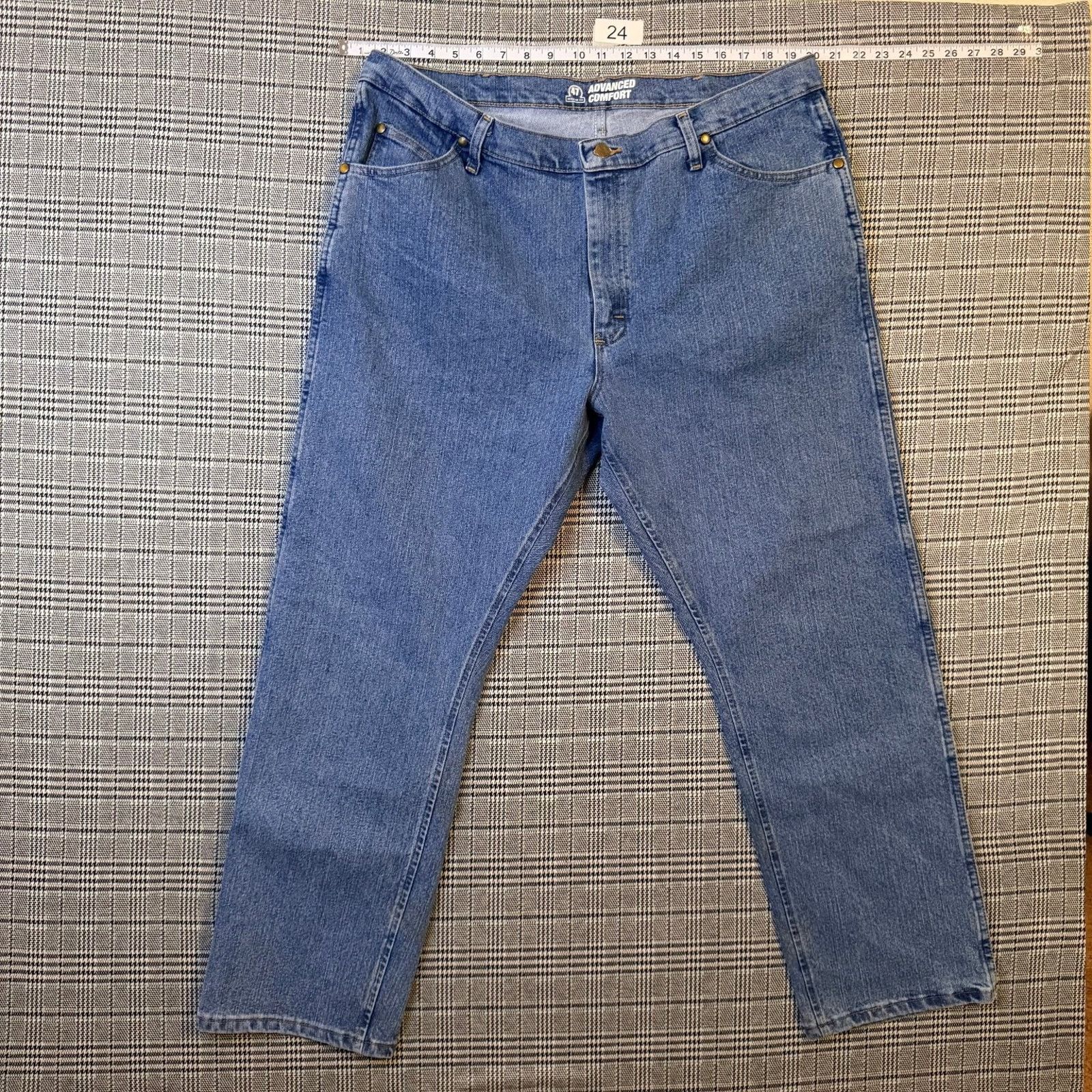 Wrangler Wrangler Men's Jeans Blue Denim Advanced Comfort Size 40x30 Size US 40 / EU 56 - 3 Thumbnail